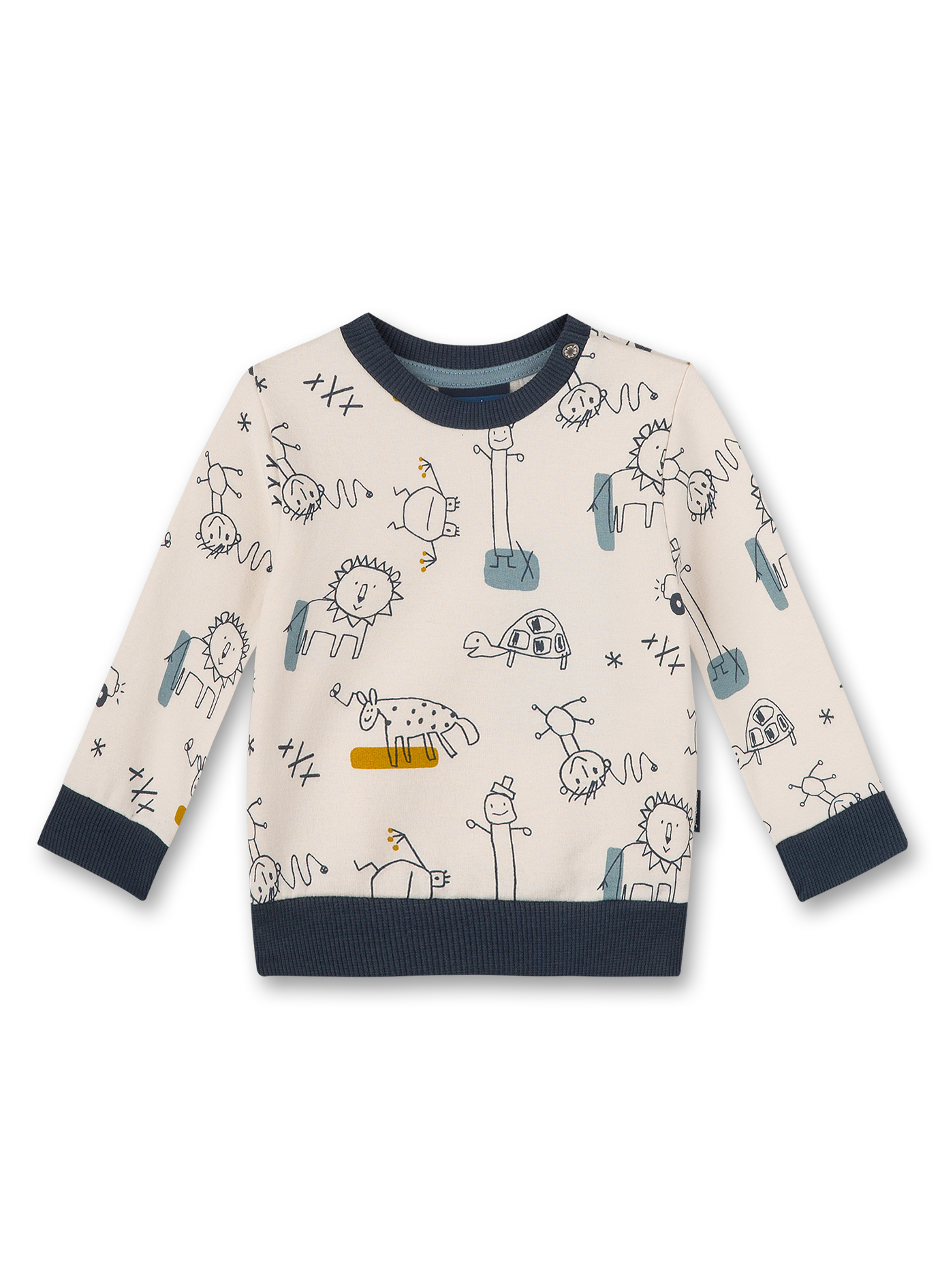 Jungen-Sweatshirt Beige Turtle