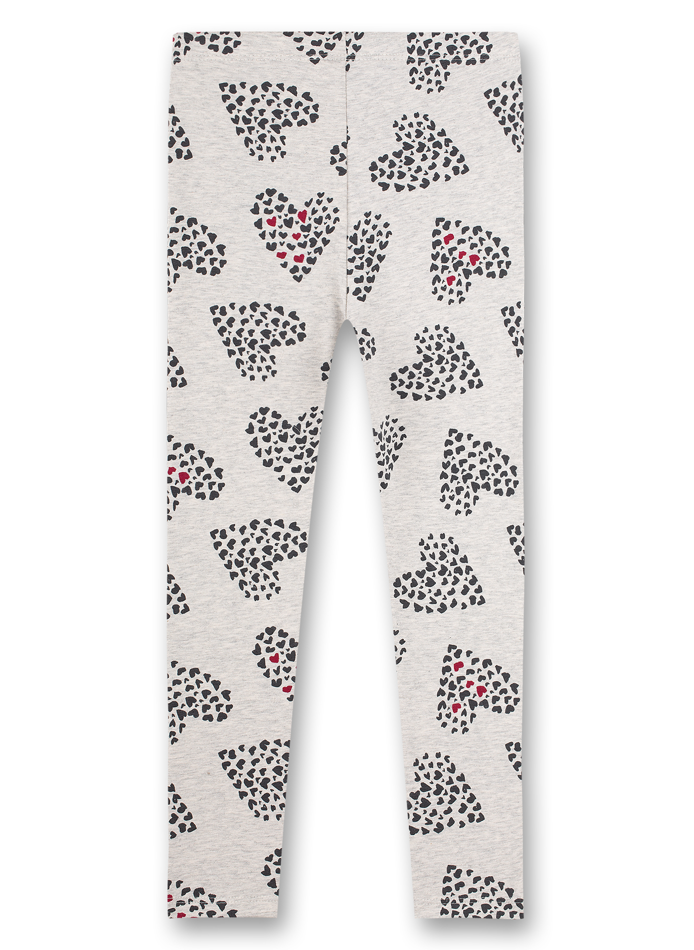 Mädchen-Leggings Graumelange With all my Heart