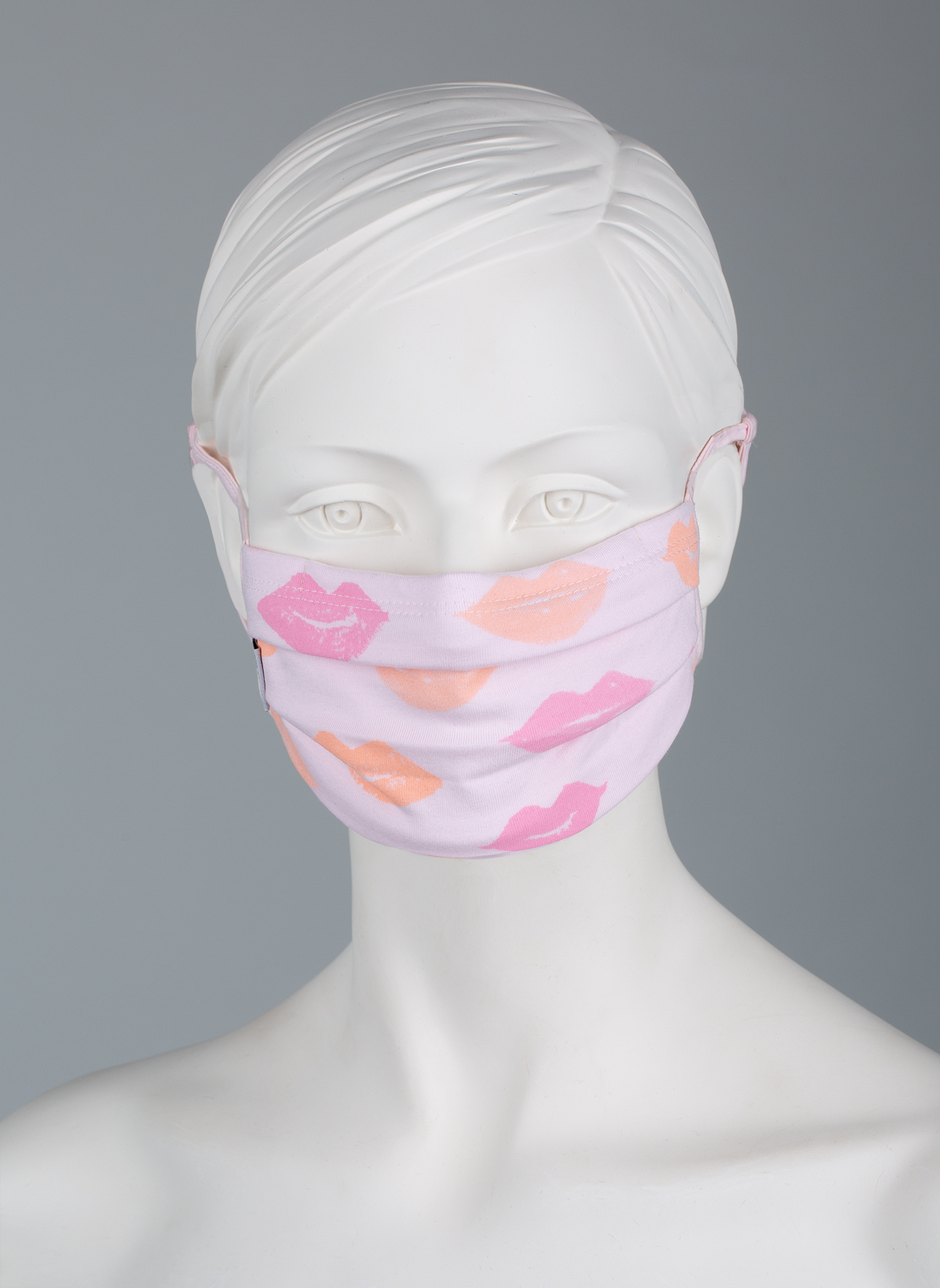 Wiederverwendbare Mund-Nasen-Maske Erwachsene Doppelpack Kussmund