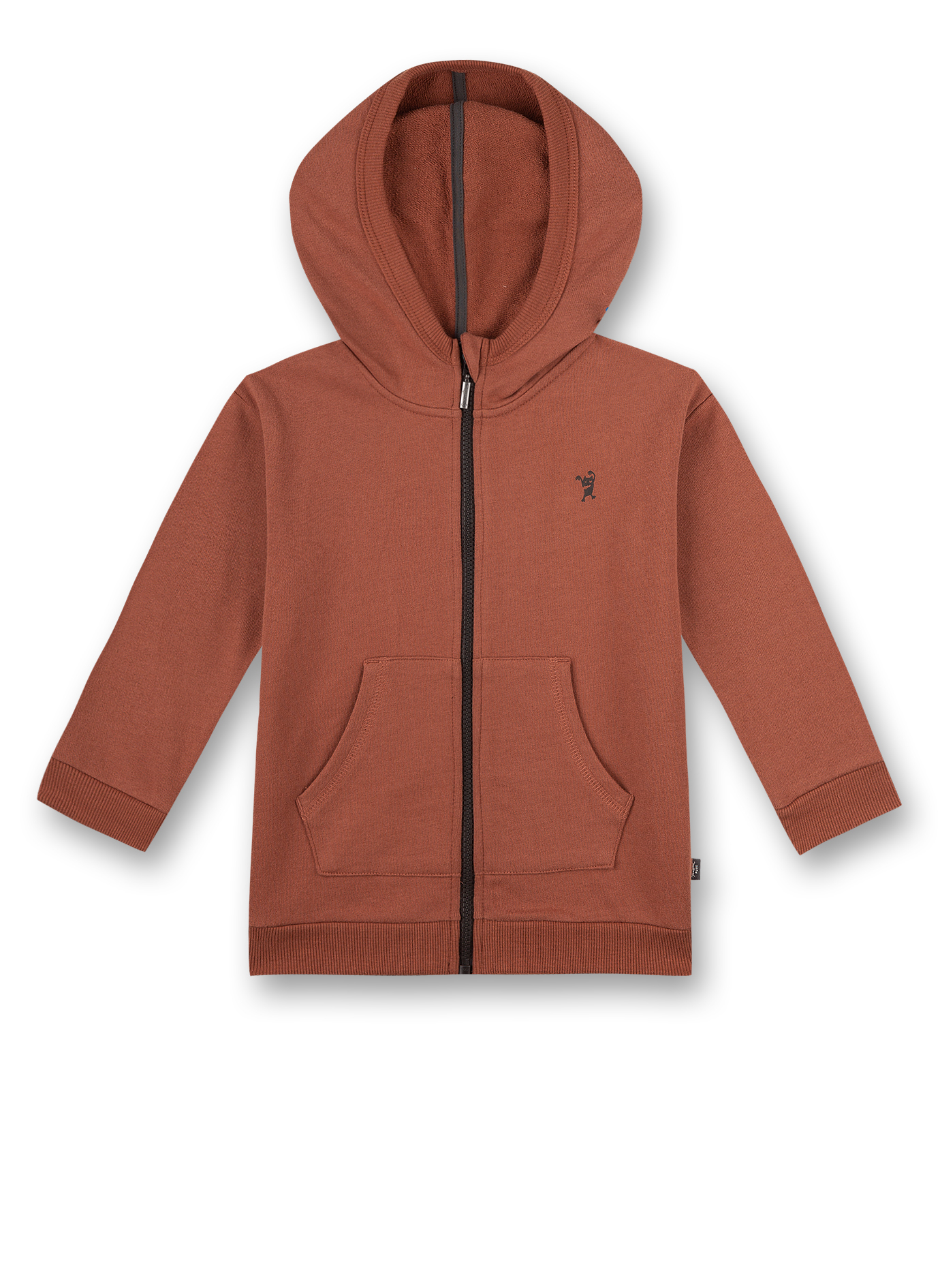 Jungen-Sweatjacke Braun