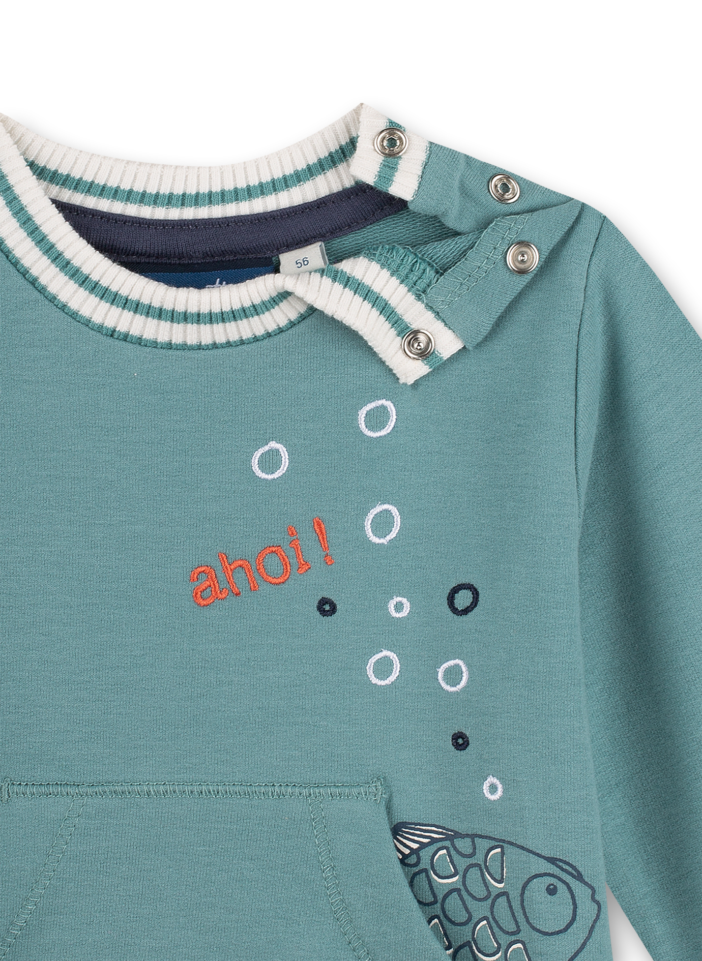 Jungen-Sweatshirt Grün Ocean Friends