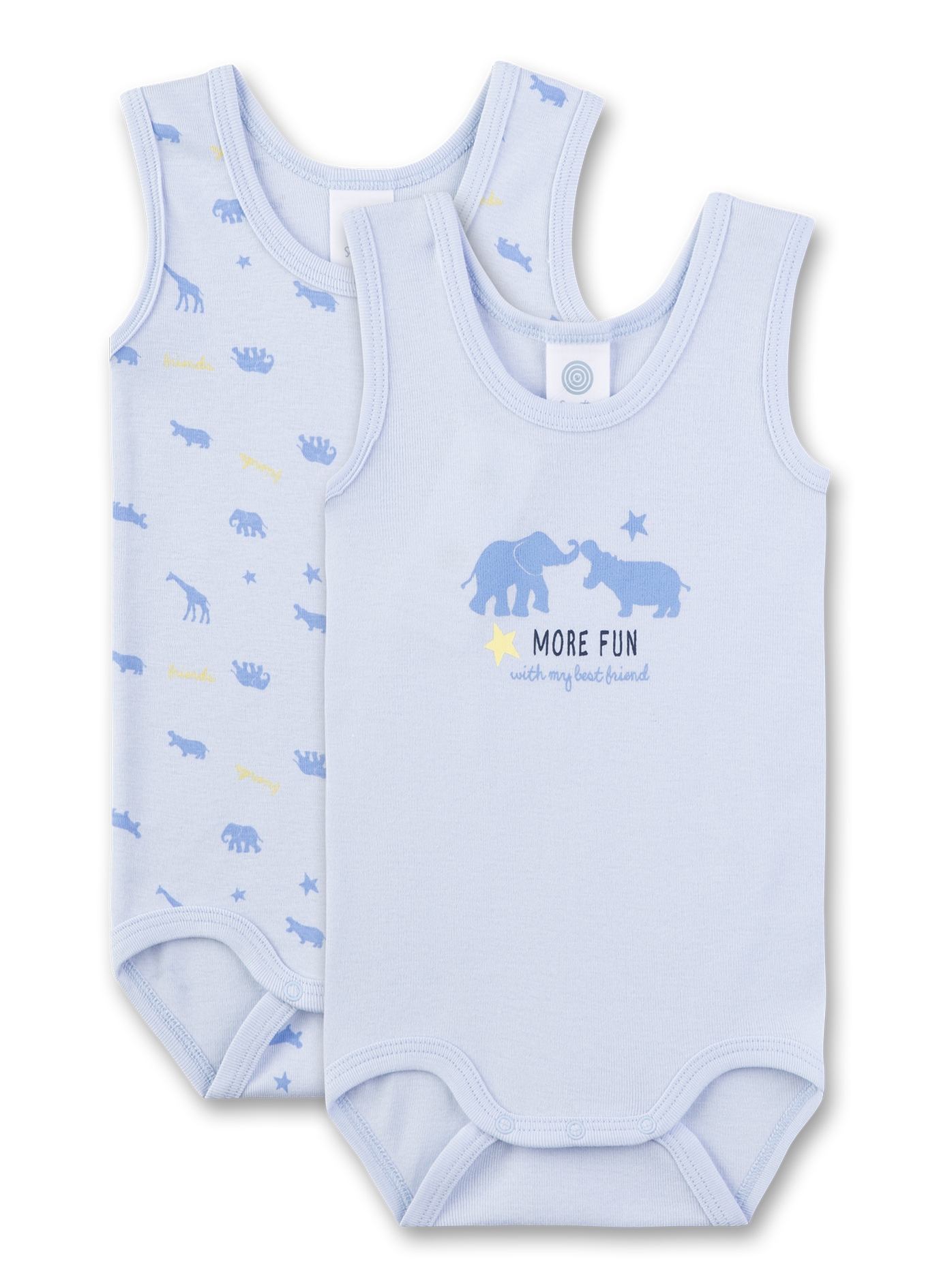 Baby-Body ohne Arm (Doppelpack)