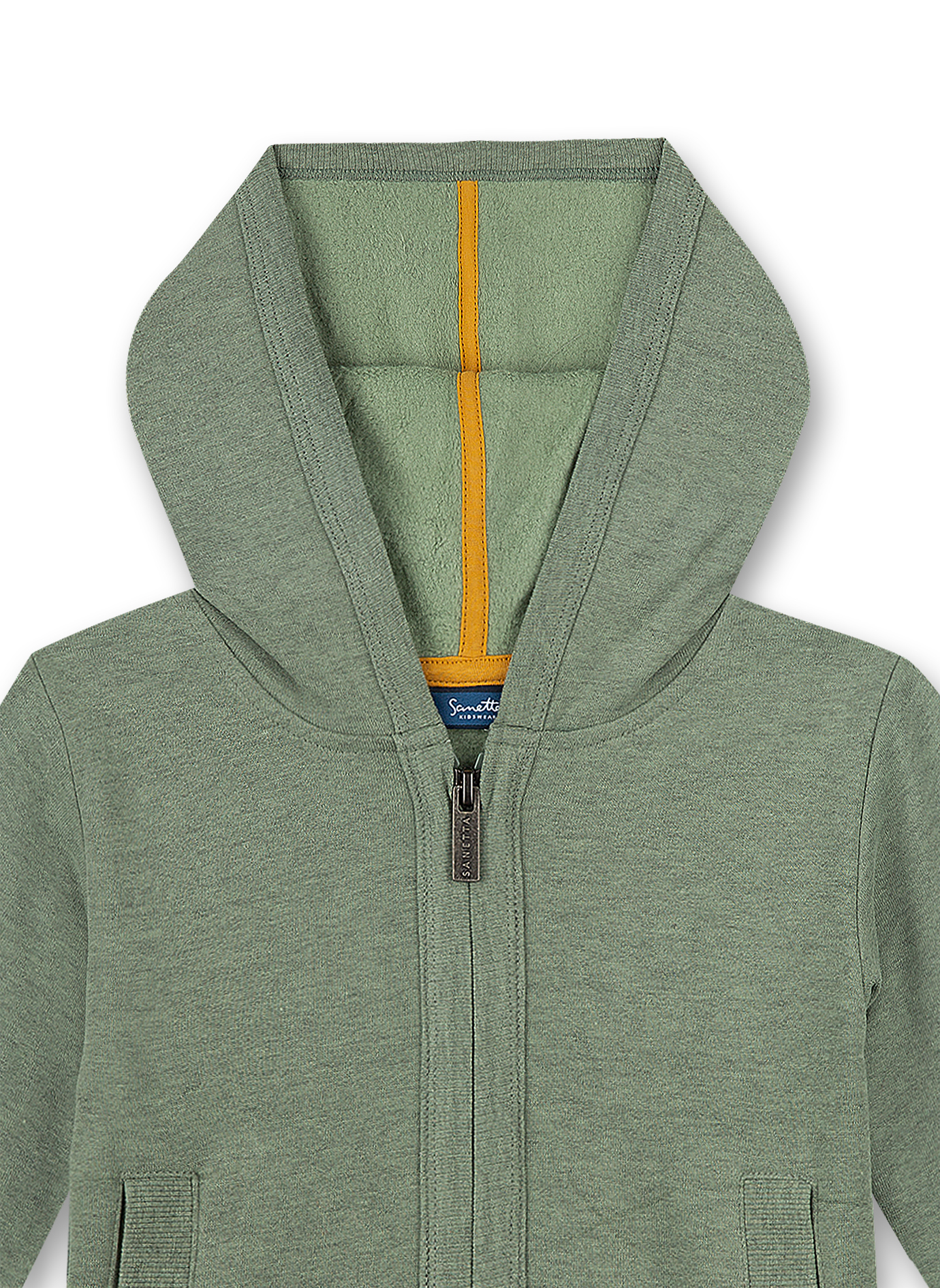 Jungen-Sweatjacke Grün Scooter