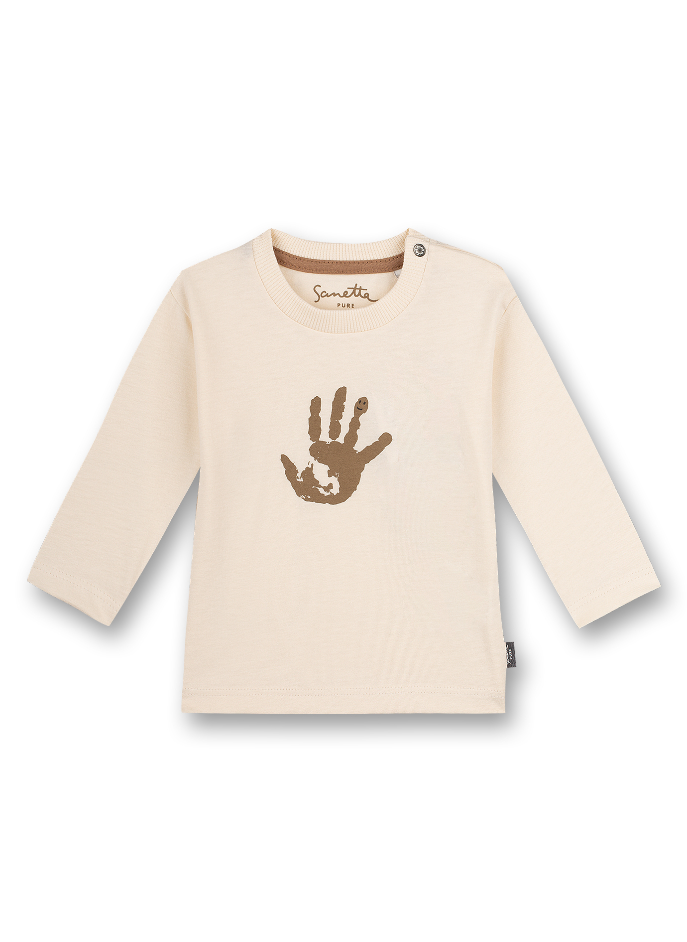 Unisex-Shirt langarm Off-White