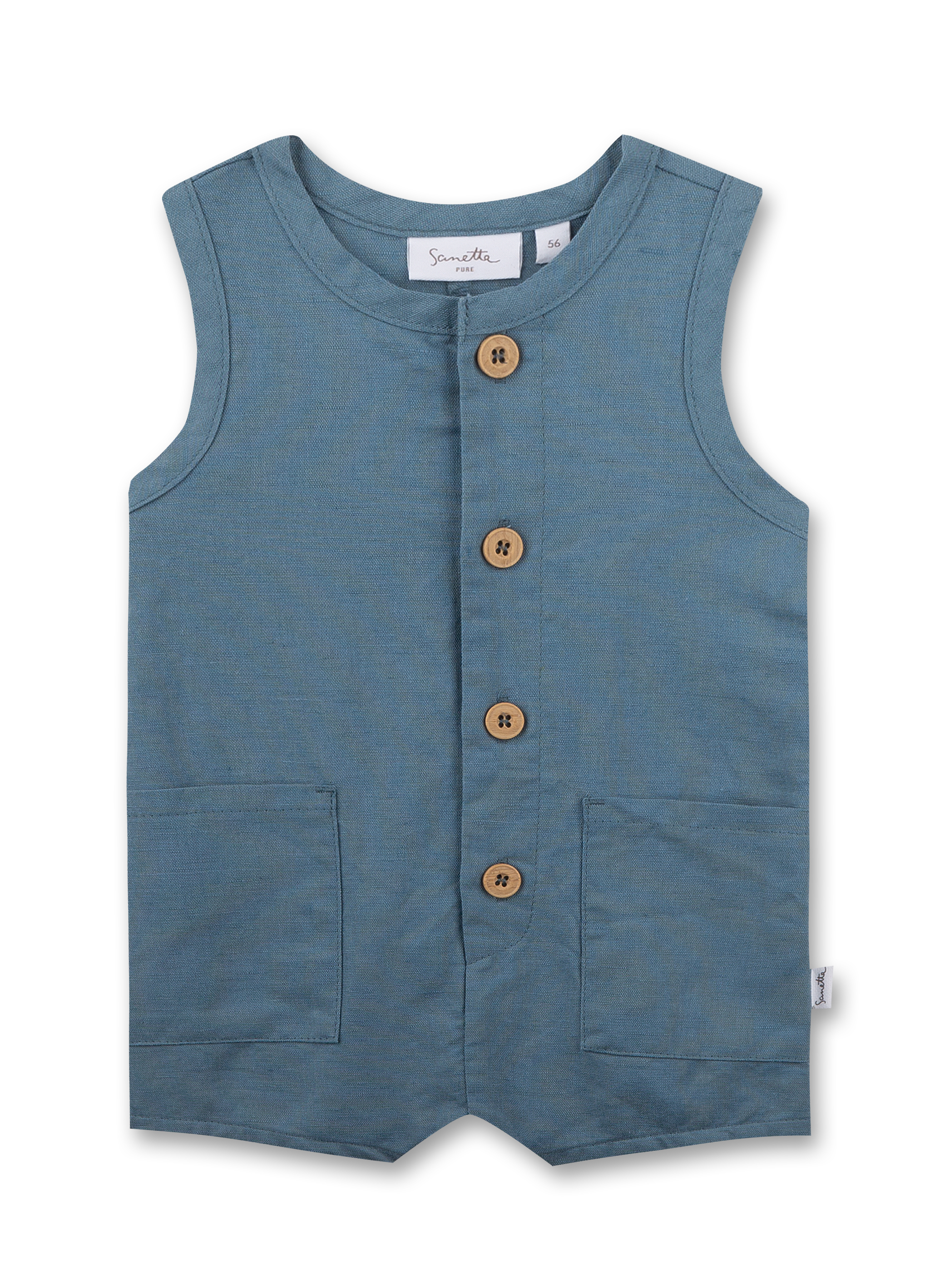 Jungen-Overall kurz Blau