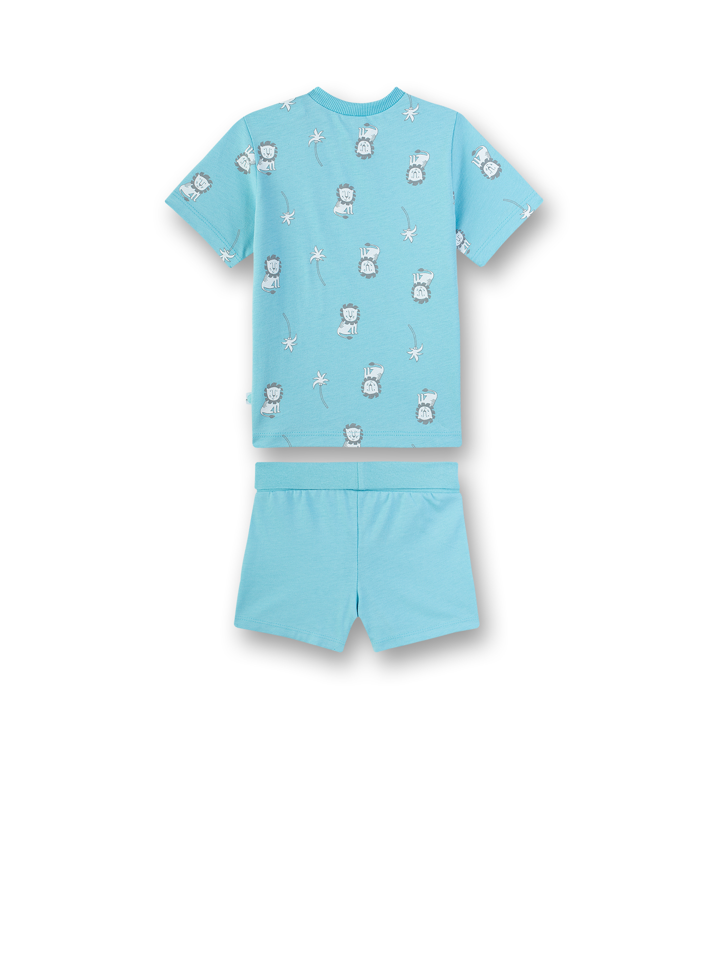 Jungen-Schlafanzug Hellblau Lion