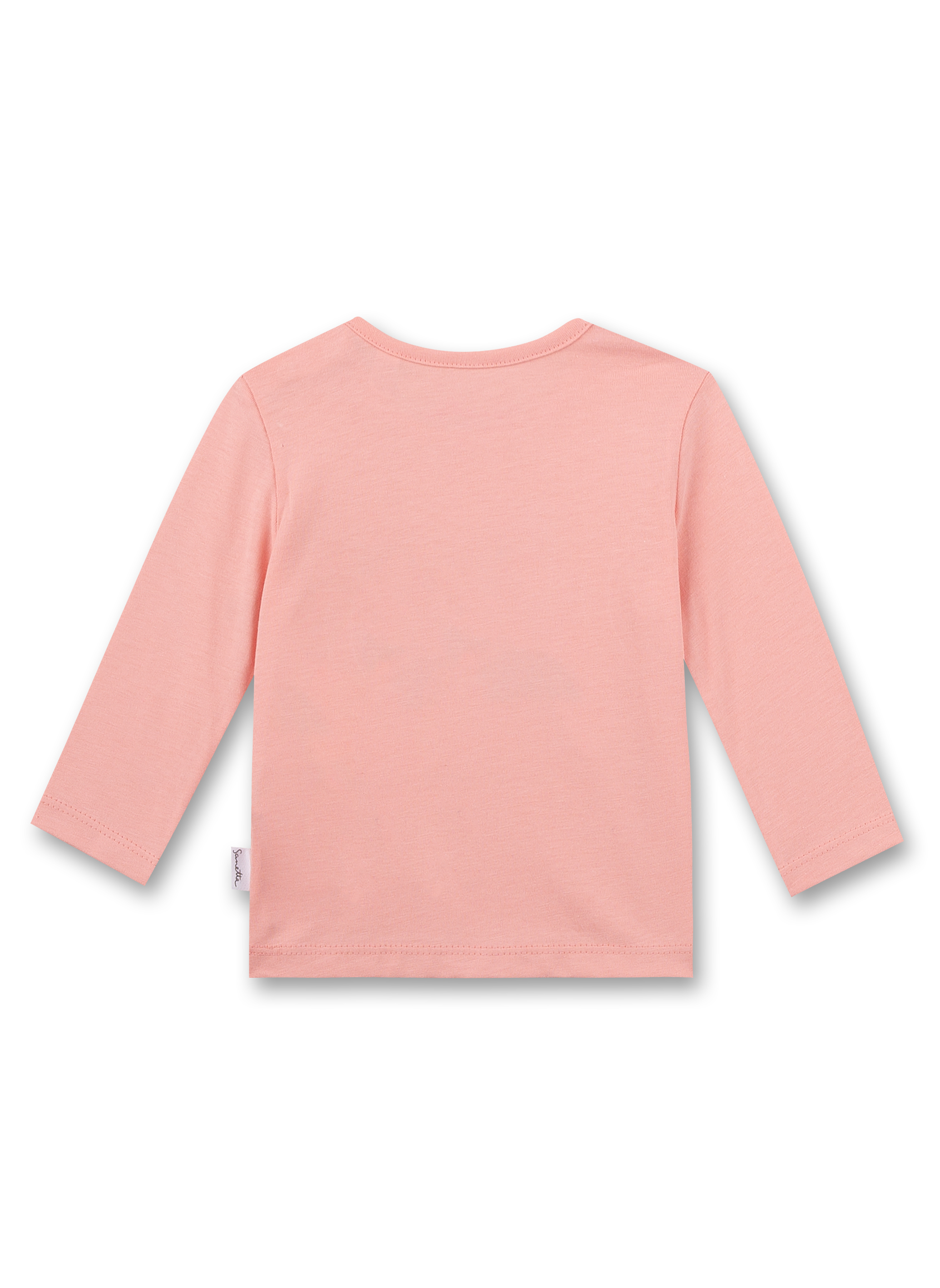 Mädchen-Shirt langarm Rosa