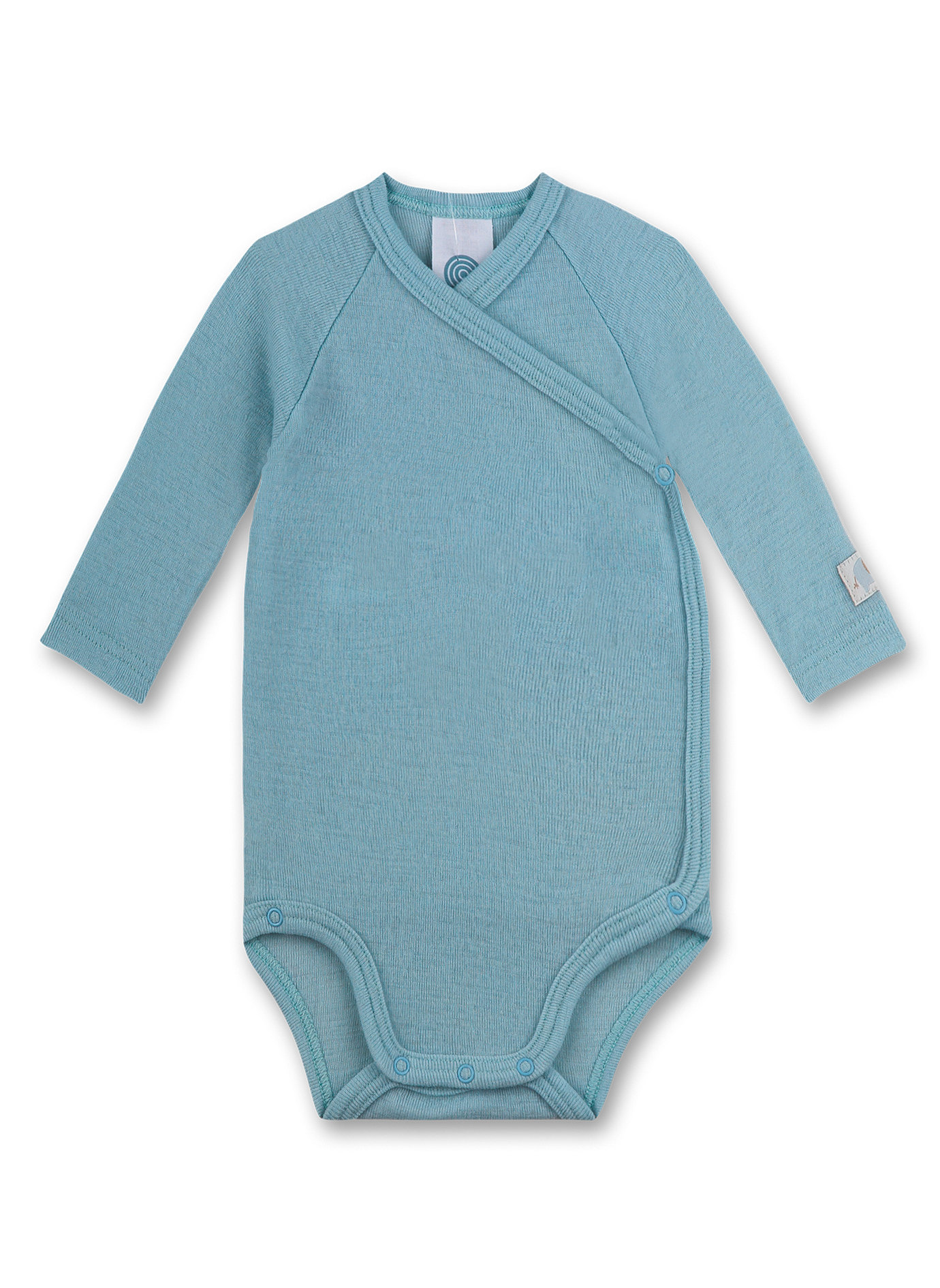 Wickelbody langarm Hellblau