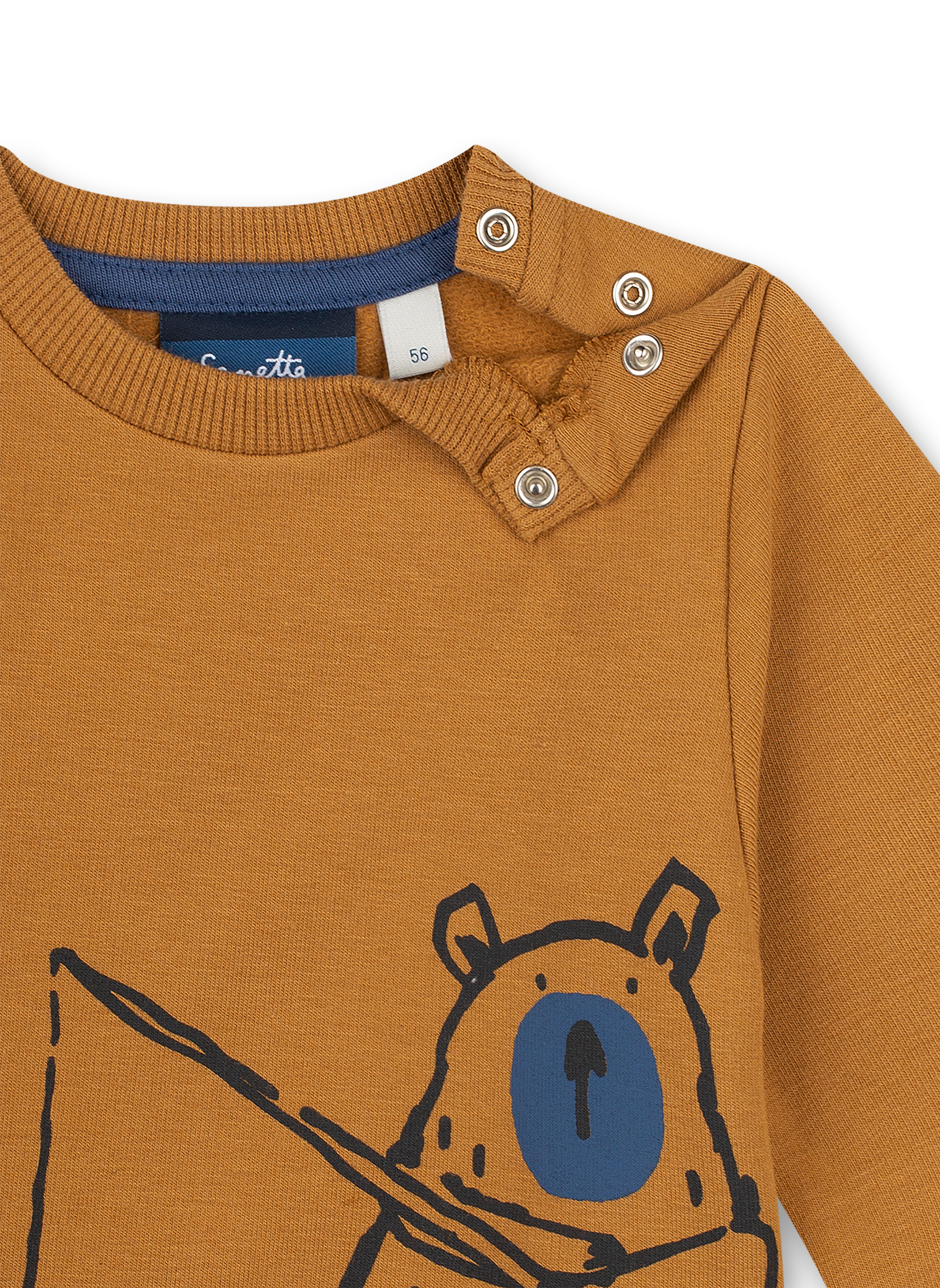 Jungen-Sweatshirt Braun Happy Bear