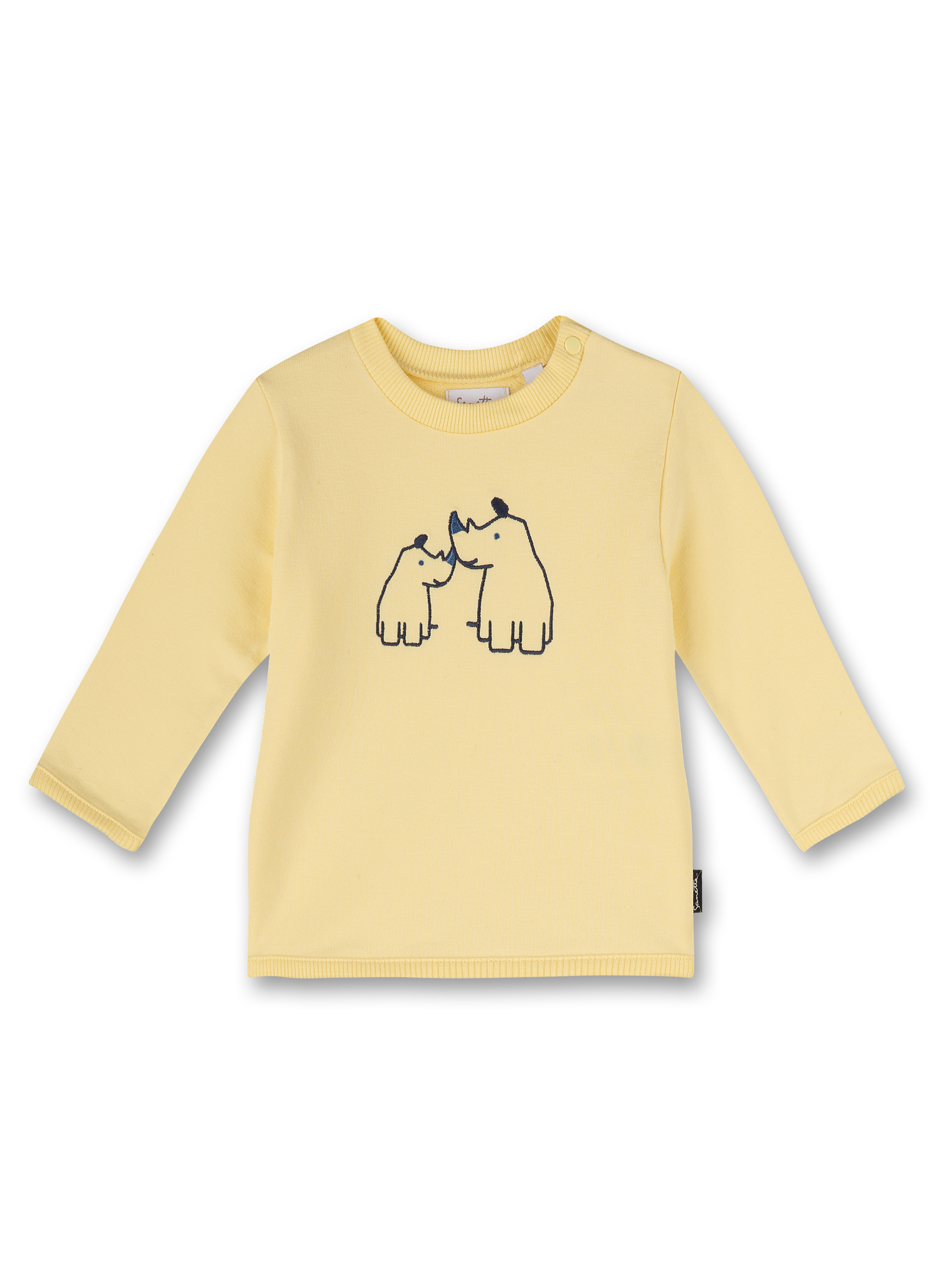 Jungen-Sweatshirt Gelb