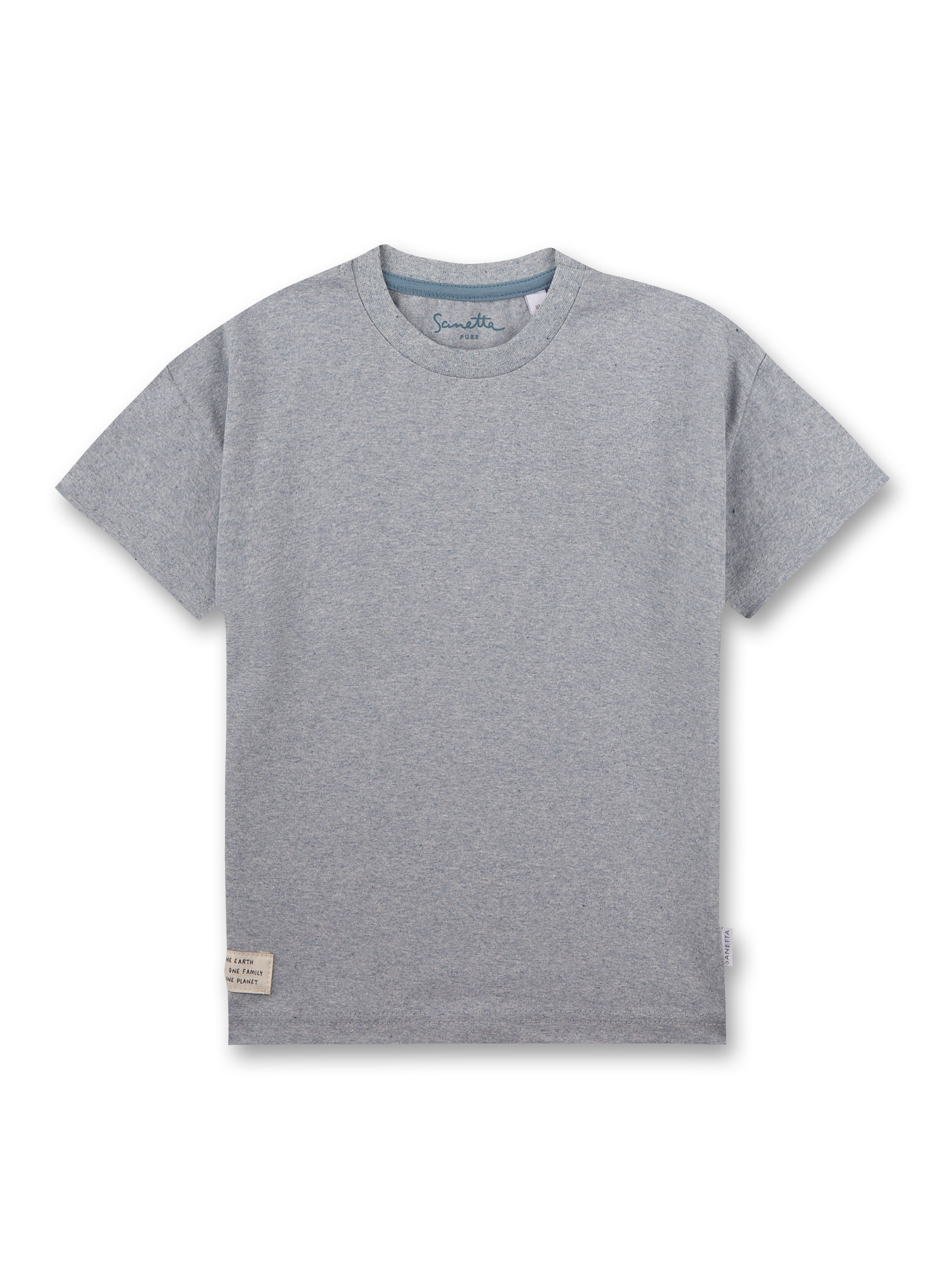 Jungen T-Shirt Blaumelange