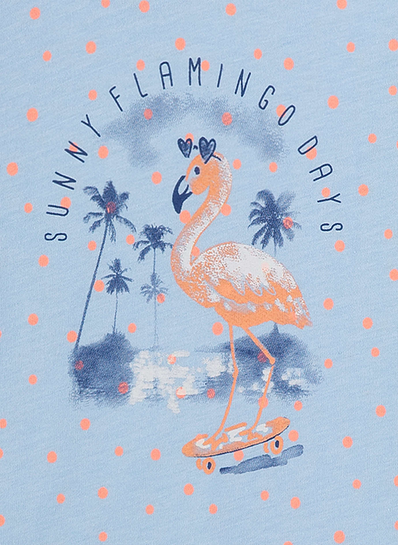 Mädchen-Nachthemd Blau Flamingo Breeze 
