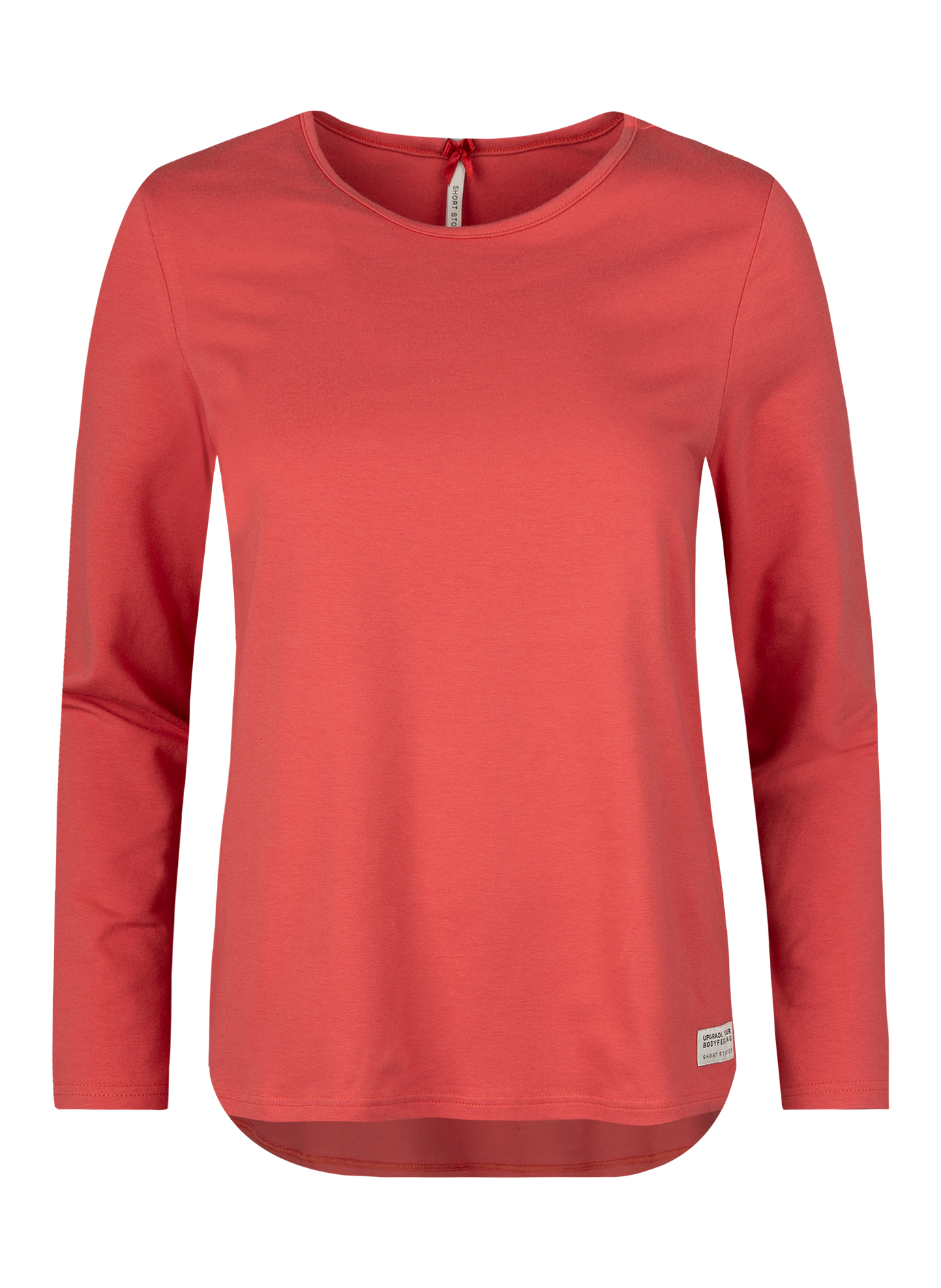 Damen-Langarmshirt Rot