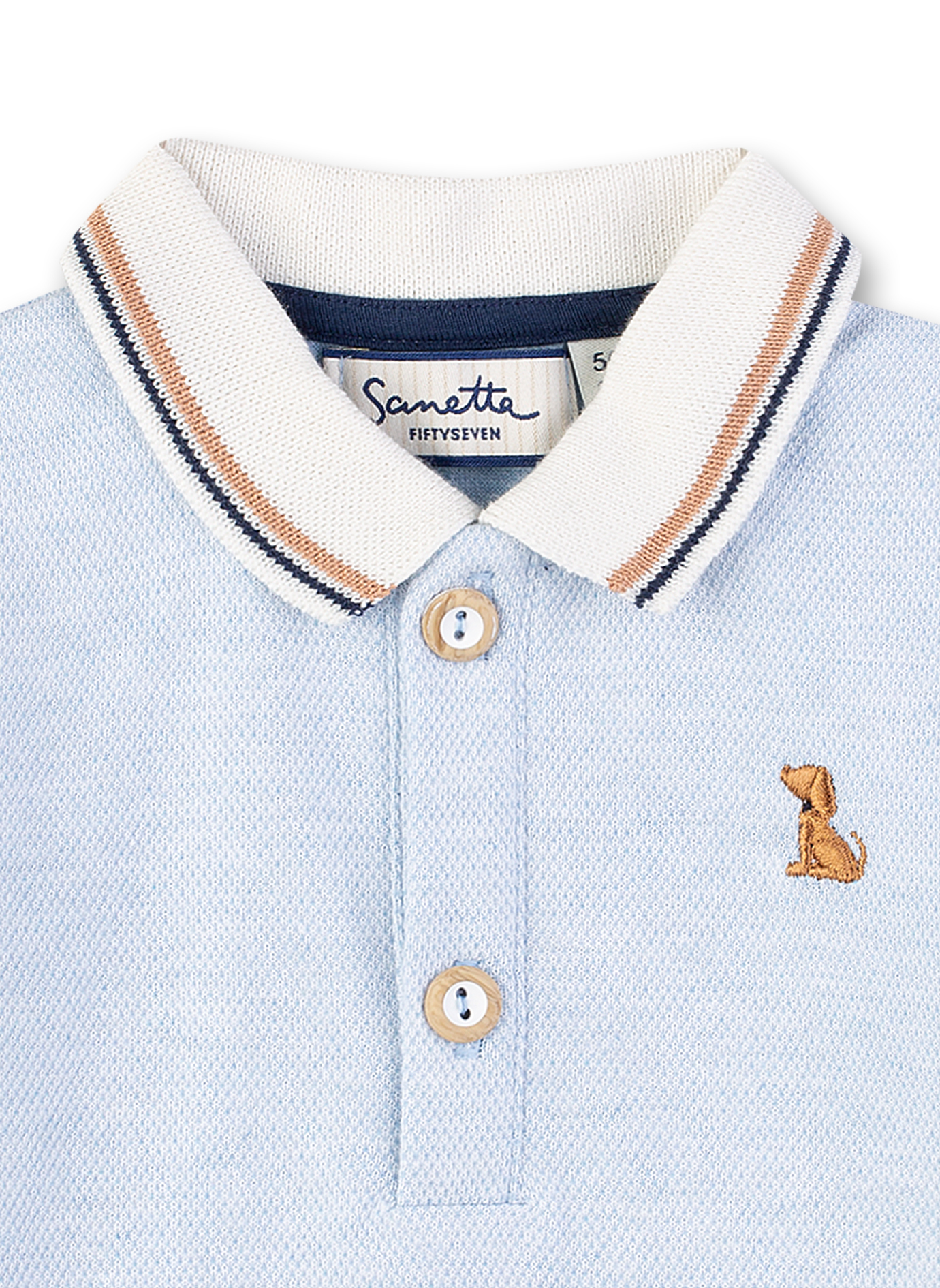 Jungen-Poloshirt Blau Smart Elephant