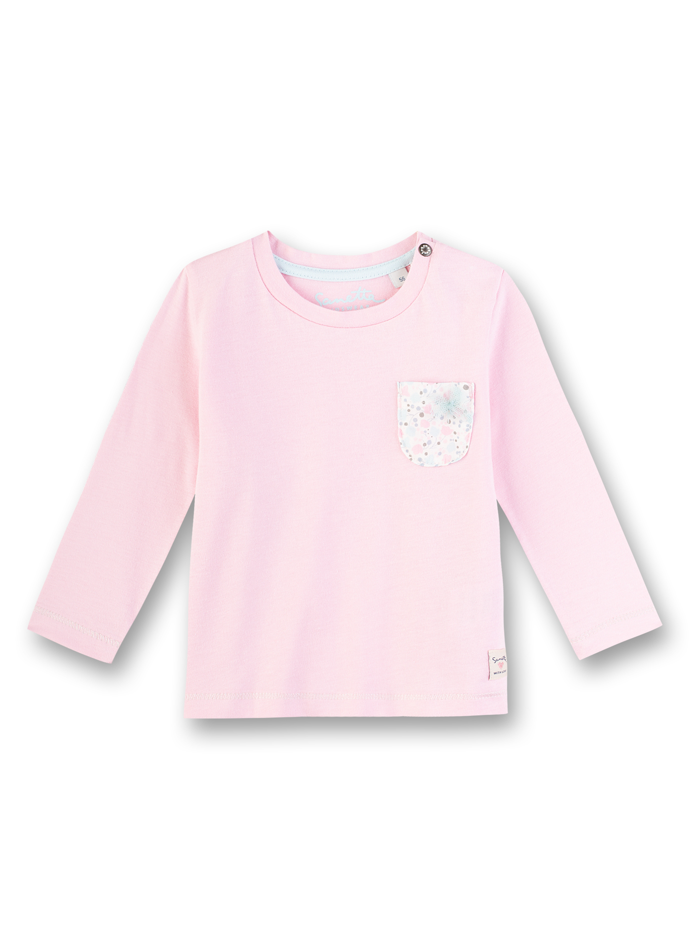 Mädchen-Shirt langarm Rosa Prima Ballerina