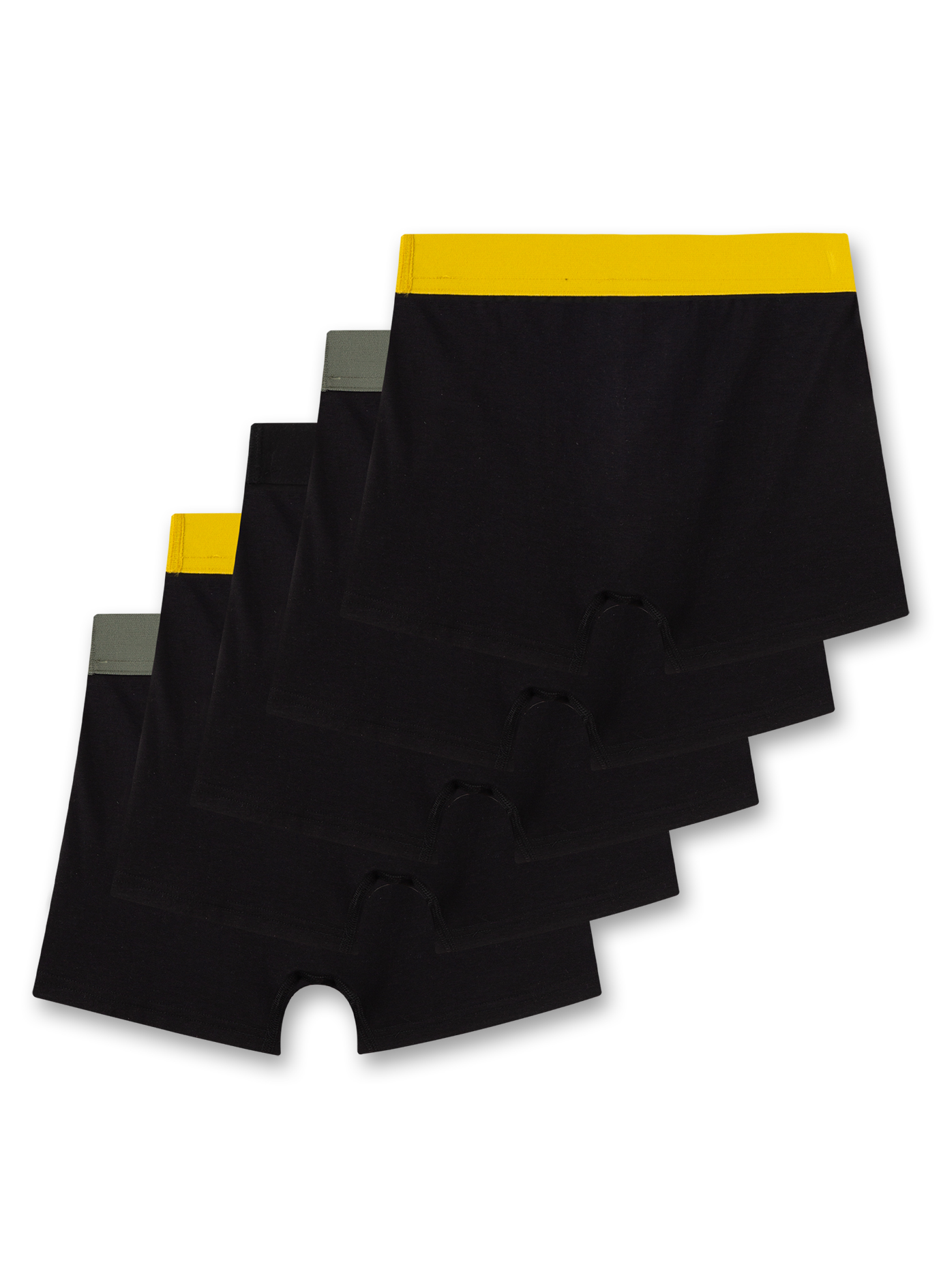 Jungen-Hipshorts (5er-Pack) Schwarz