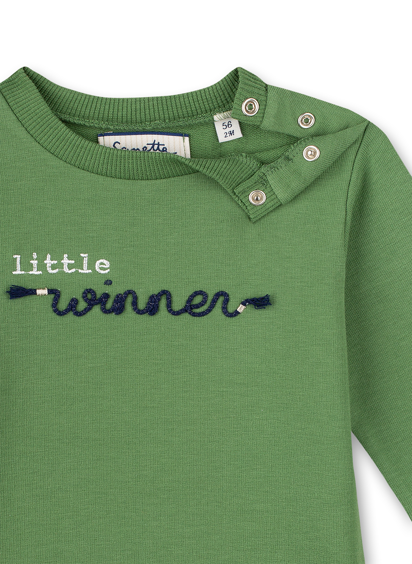 Jungen-Sweatshirt Grün Lucky Winners