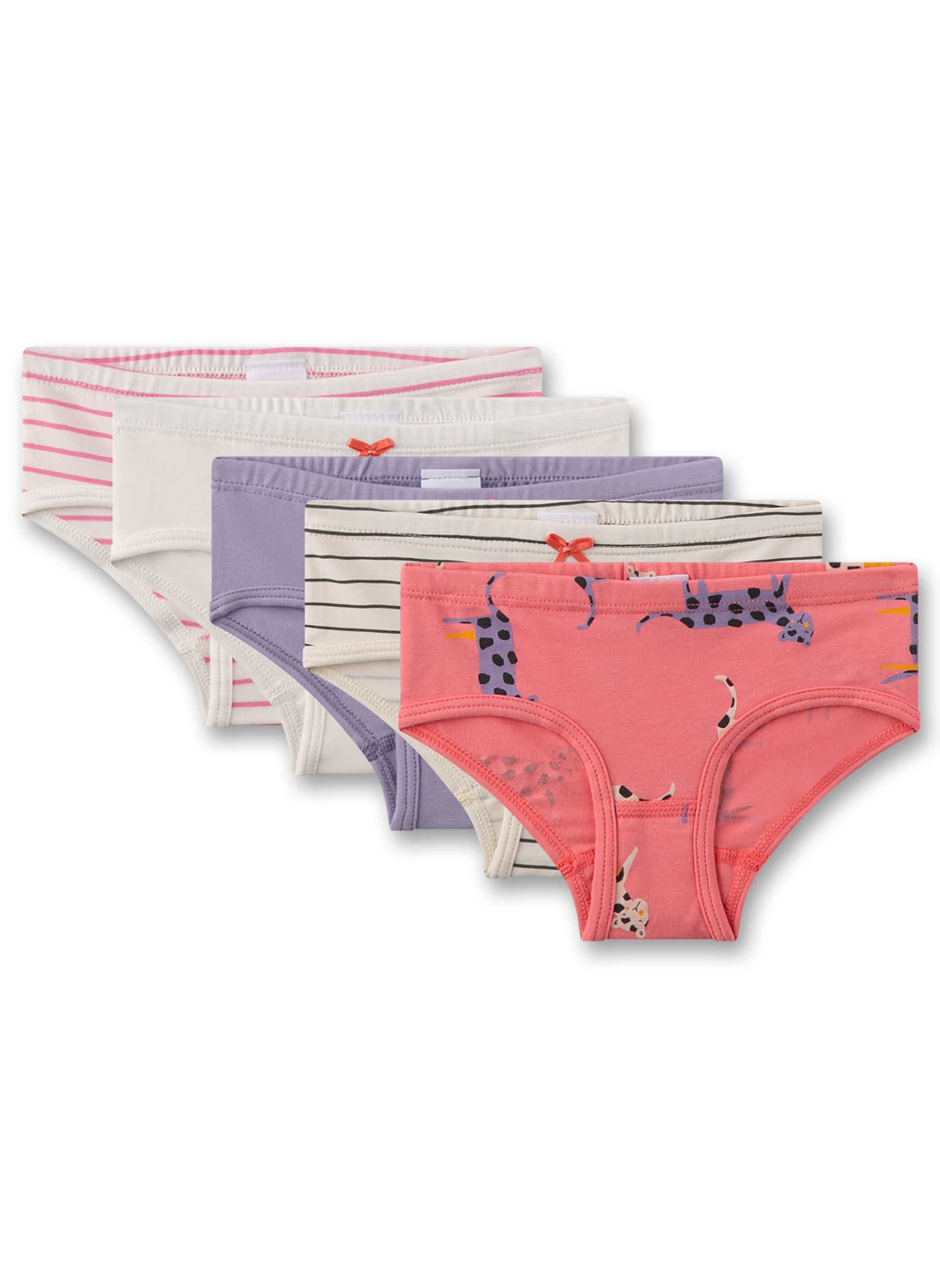 Mädchen-Slips (5er-Pack) rosa