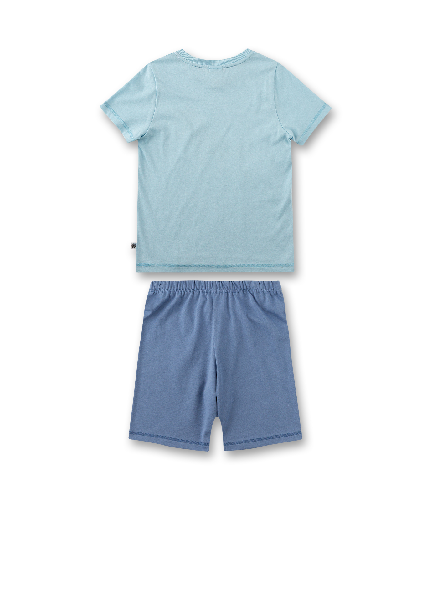 Jungen-Schlafanzug kurz Hellblau 