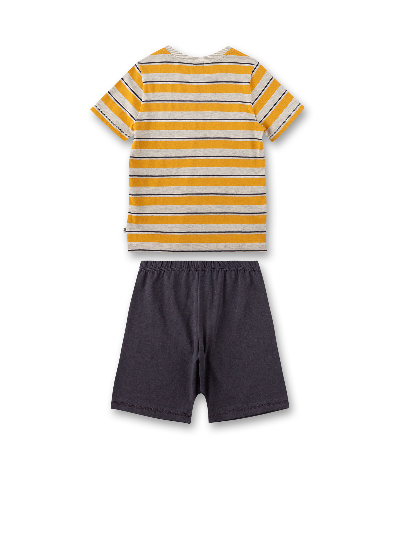 Jungen-Schlafanzug kurz Gelb