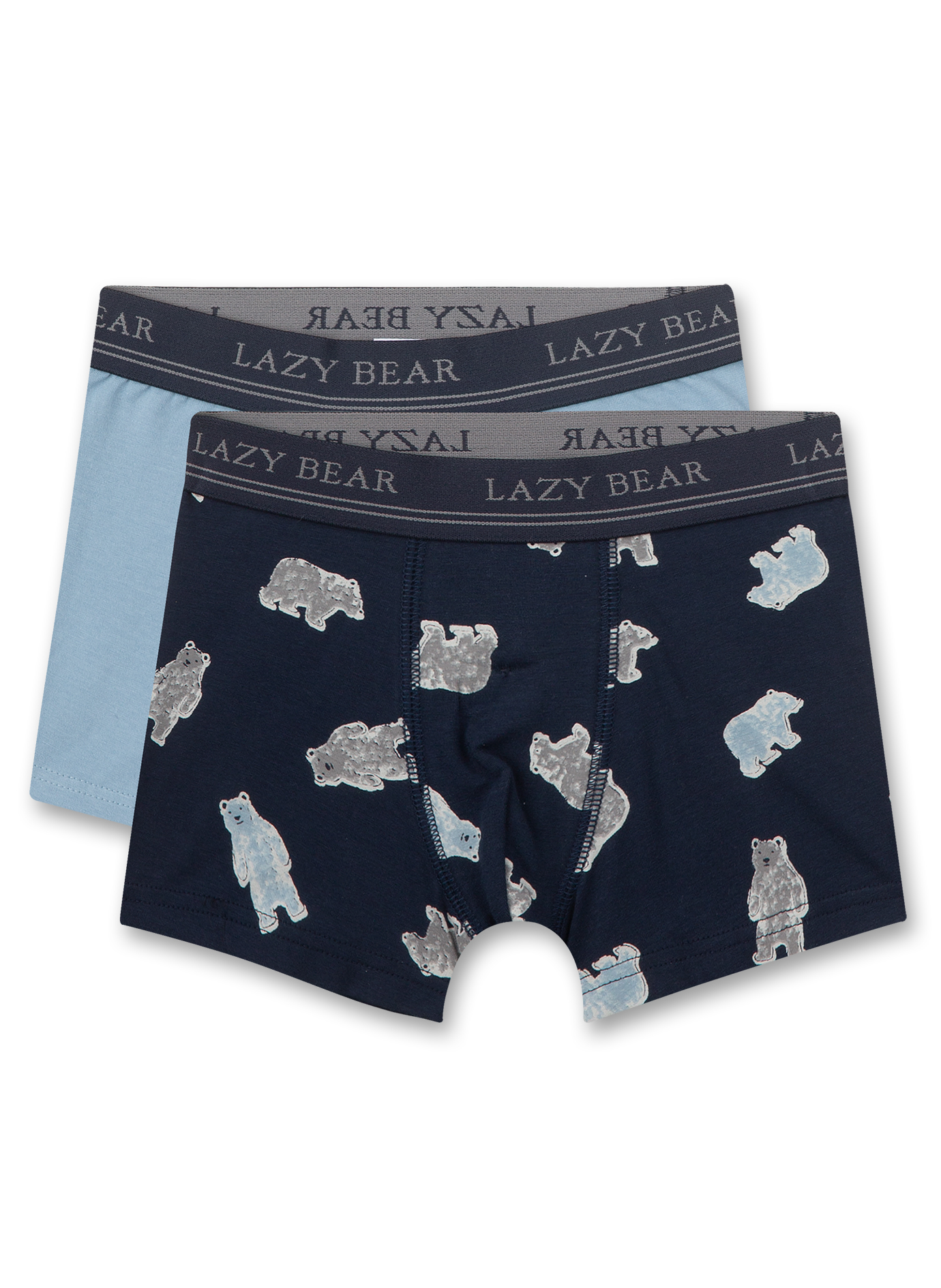 Jungen-Hipshorts (Doppelpack) Blau