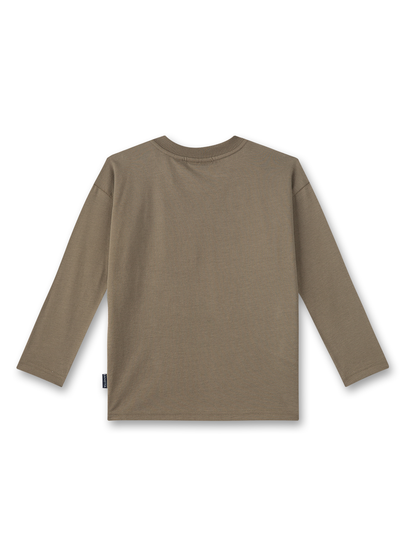 Jungen-Langarmshirt Khaki