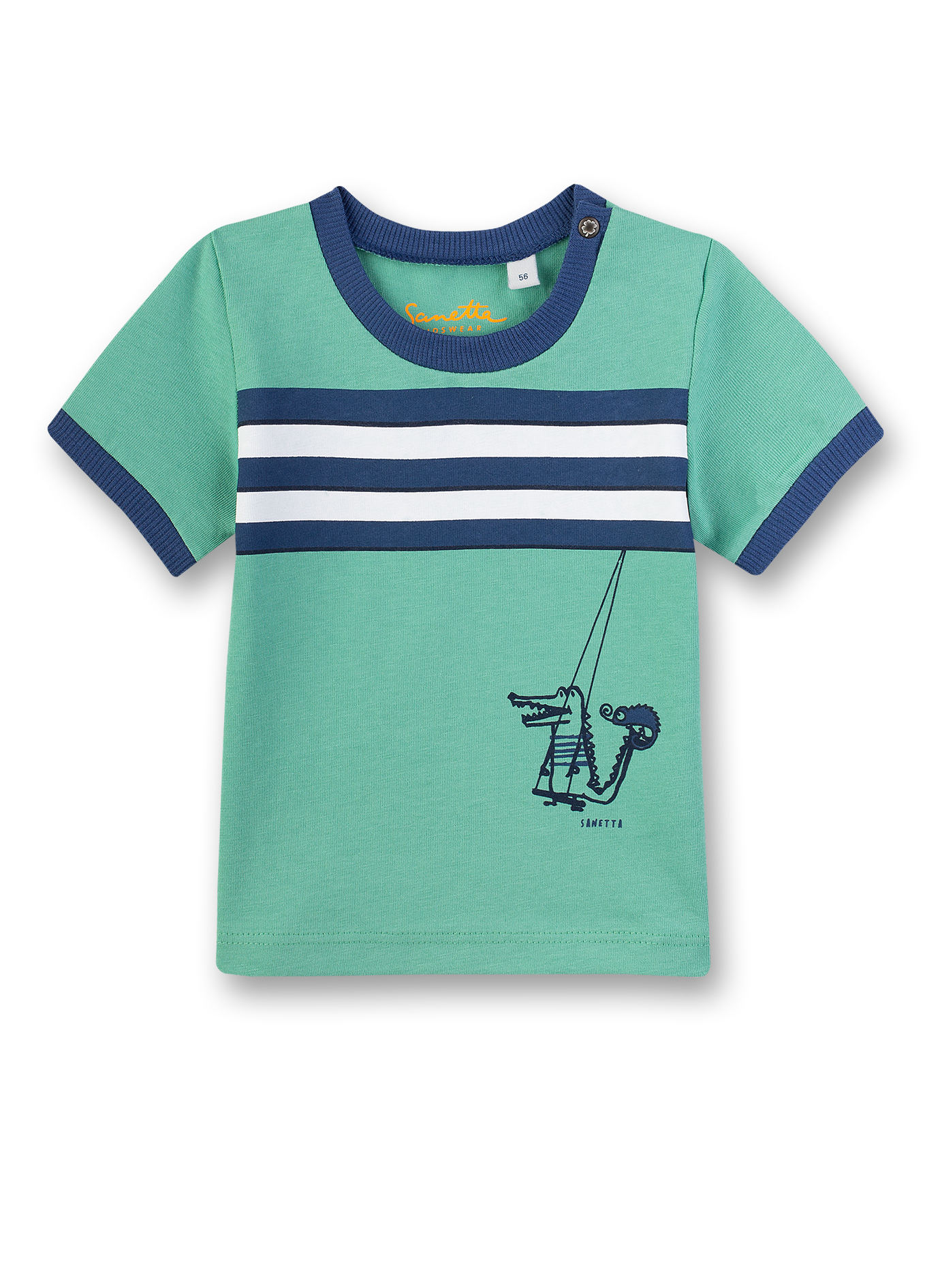 Jungen T-Shirt Grün Croco and Friends