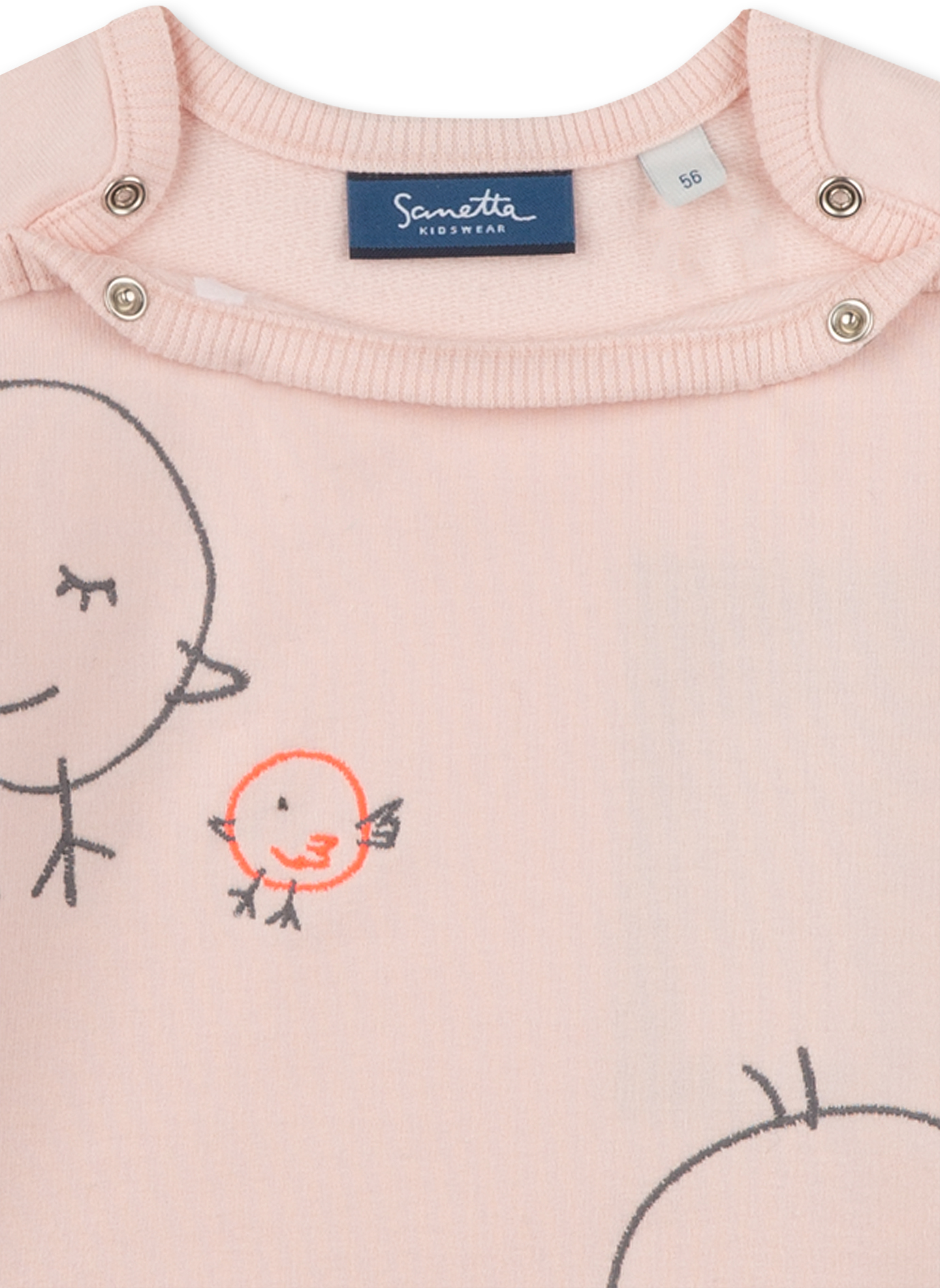 Mädchen-Sweatshirt Rosa Little Birdie
