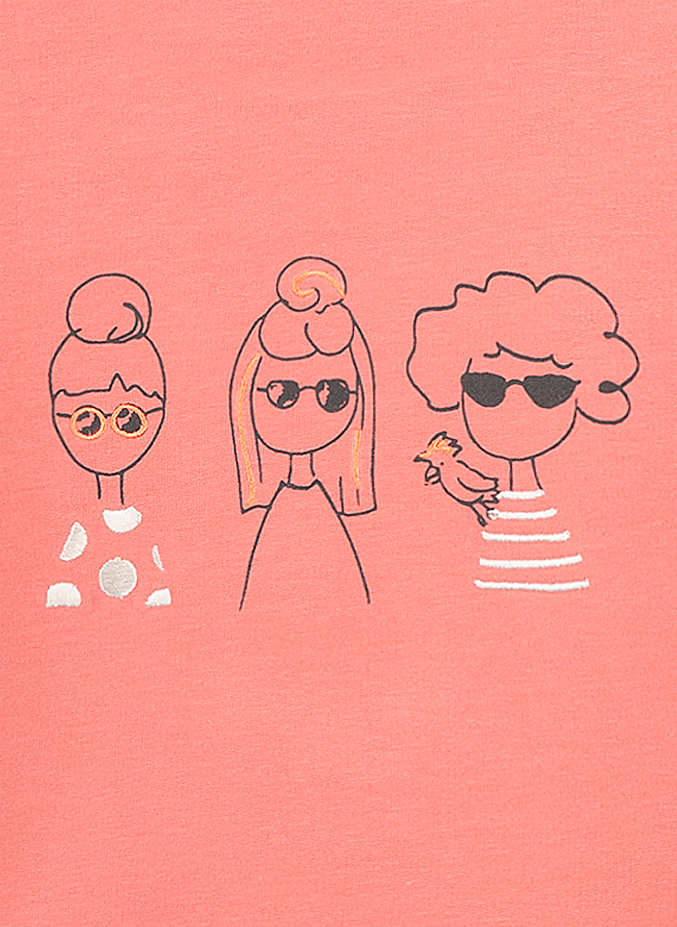 Mädchen-Sweatshirt Pink Tropical