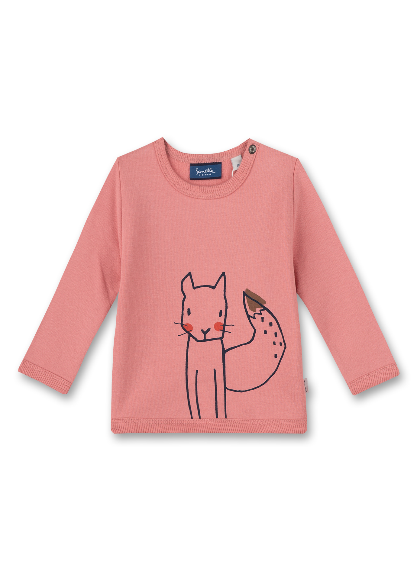 Mädchen-Sweatshirt Rosa Sweet Squirrel