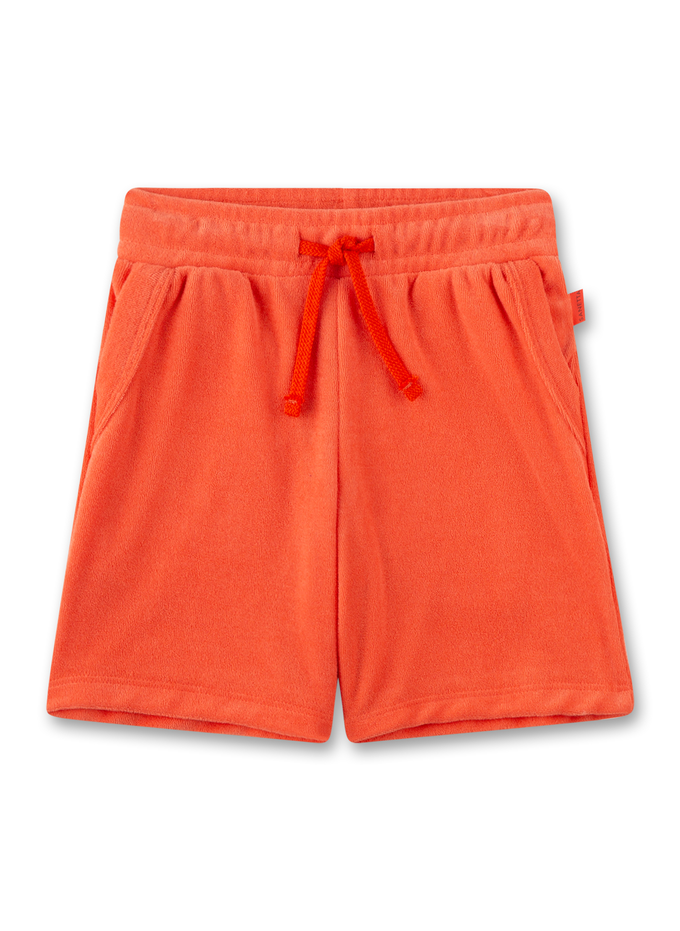 Jungen-Shorts Orange aus Frottee