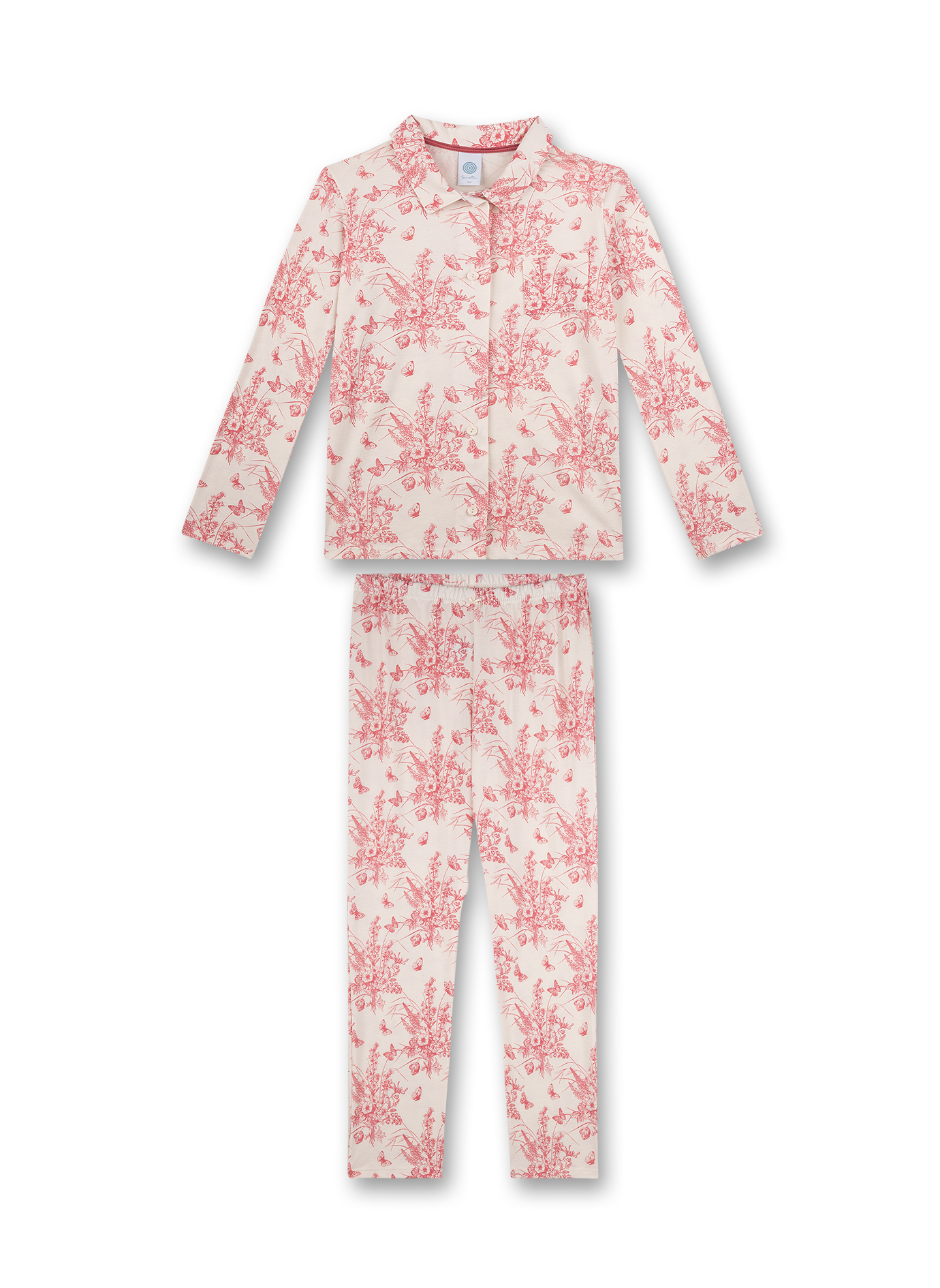 Mädchen-Pyjama Off-White