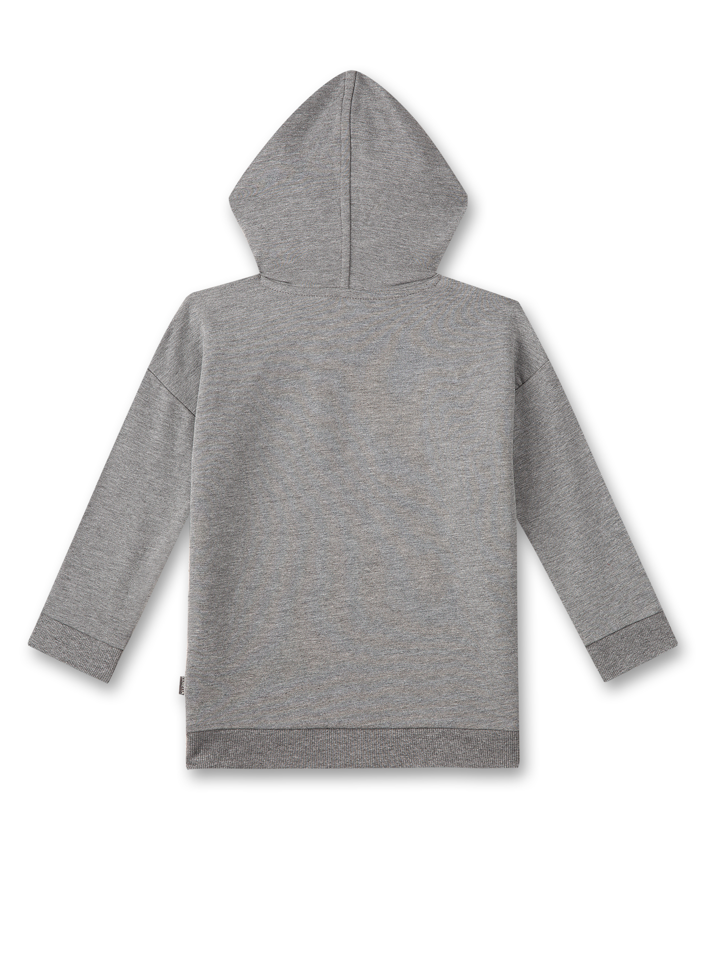 Jungen-Sweatshirt mit Kapuze Graumelange