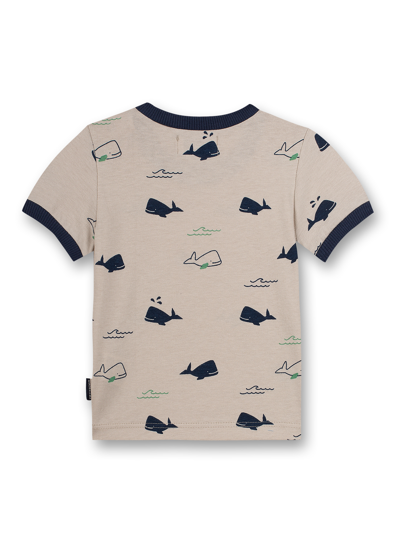 Jungen T-Shirt Beige Little Whale