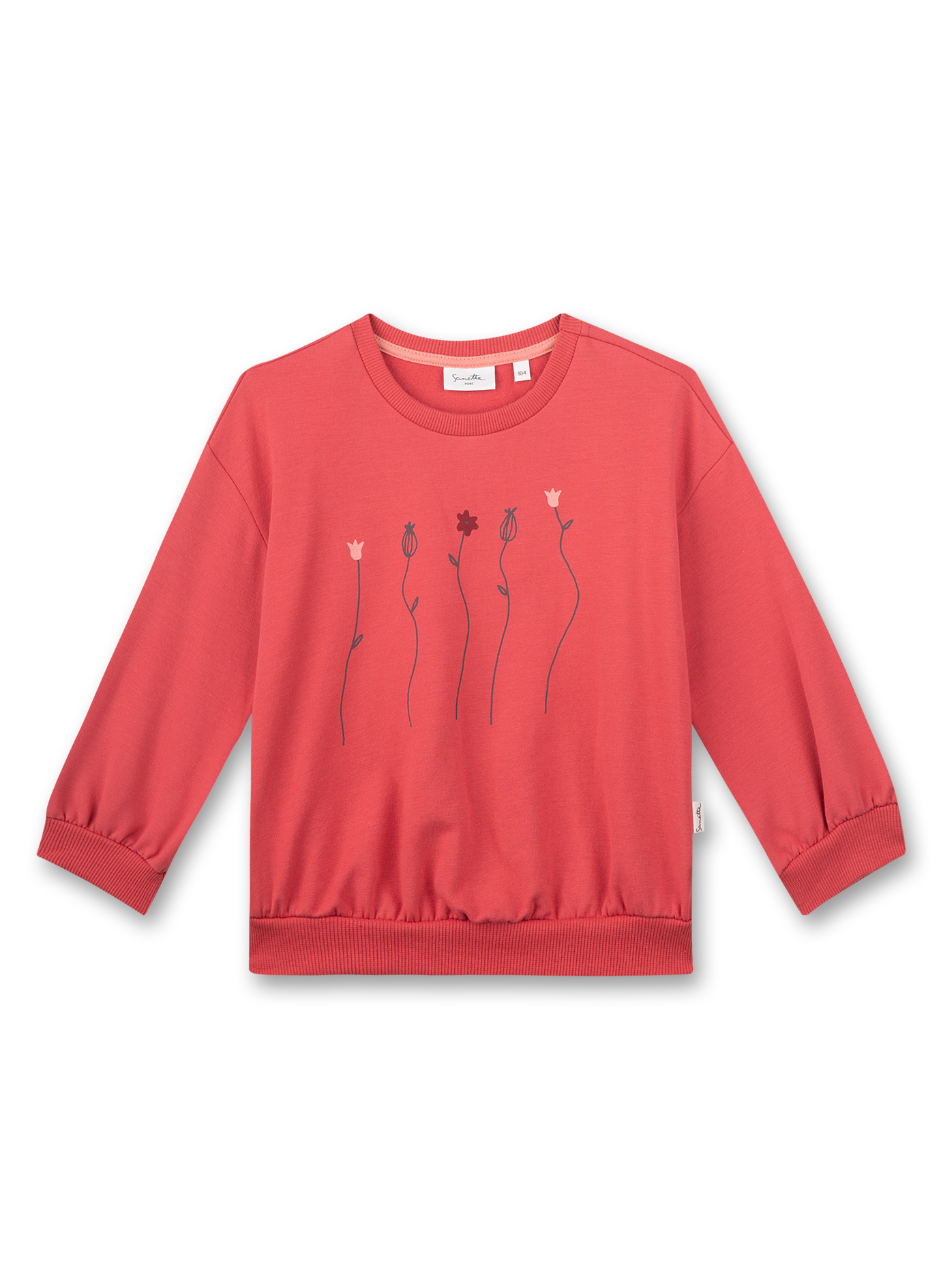 Mädchen-Sweatshirt Rot