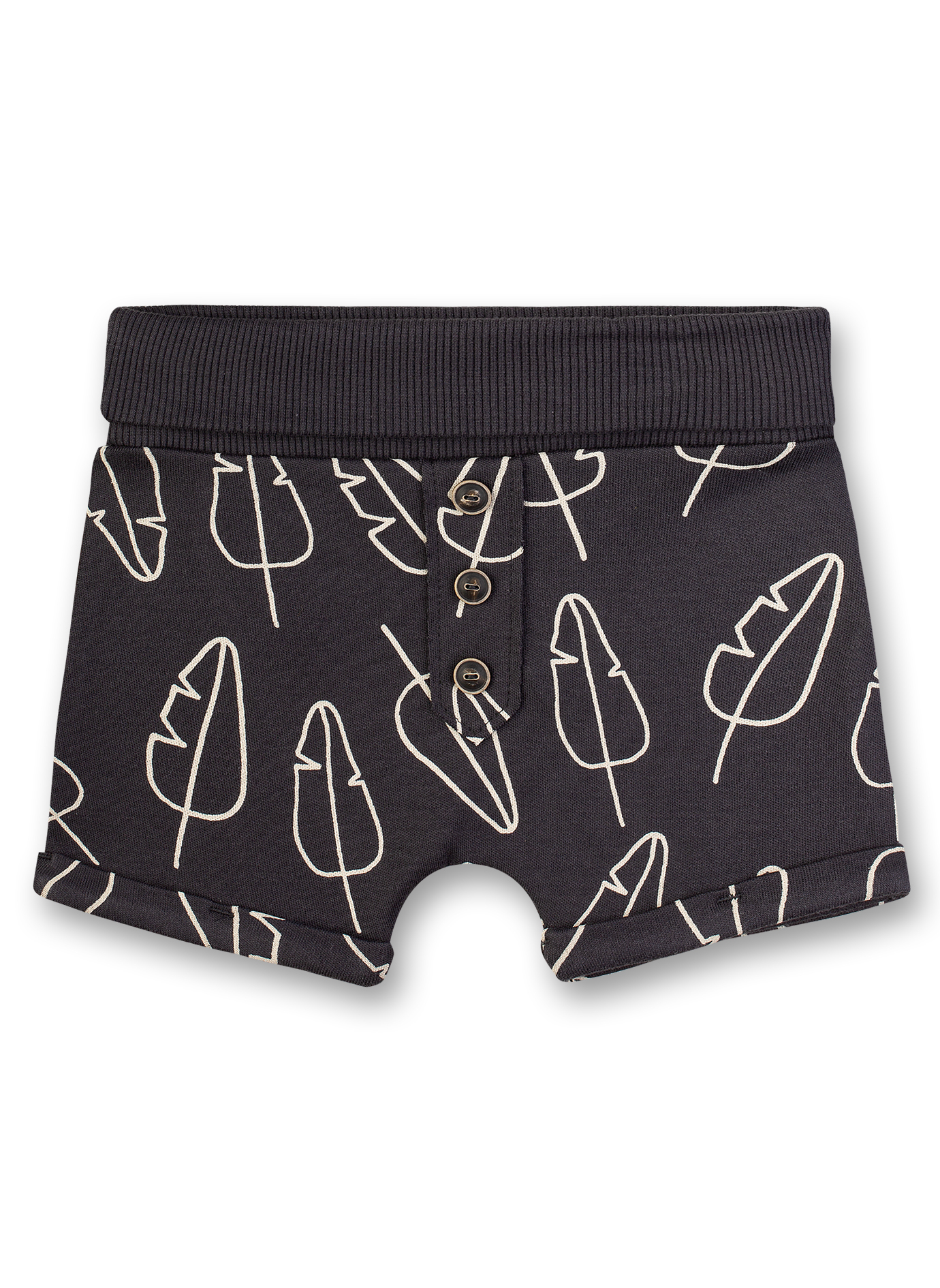 Jungen-Shorts Dunkelgrau