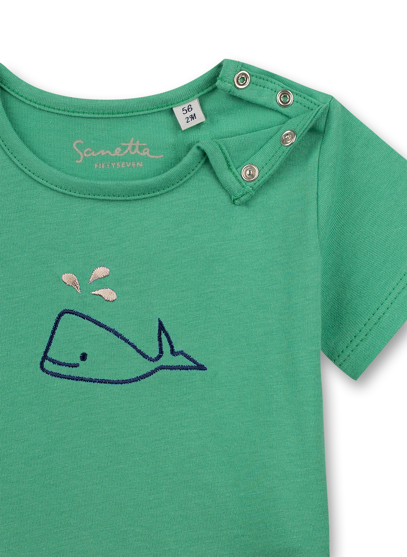 Jungen T-Shirt Grün Little Whale