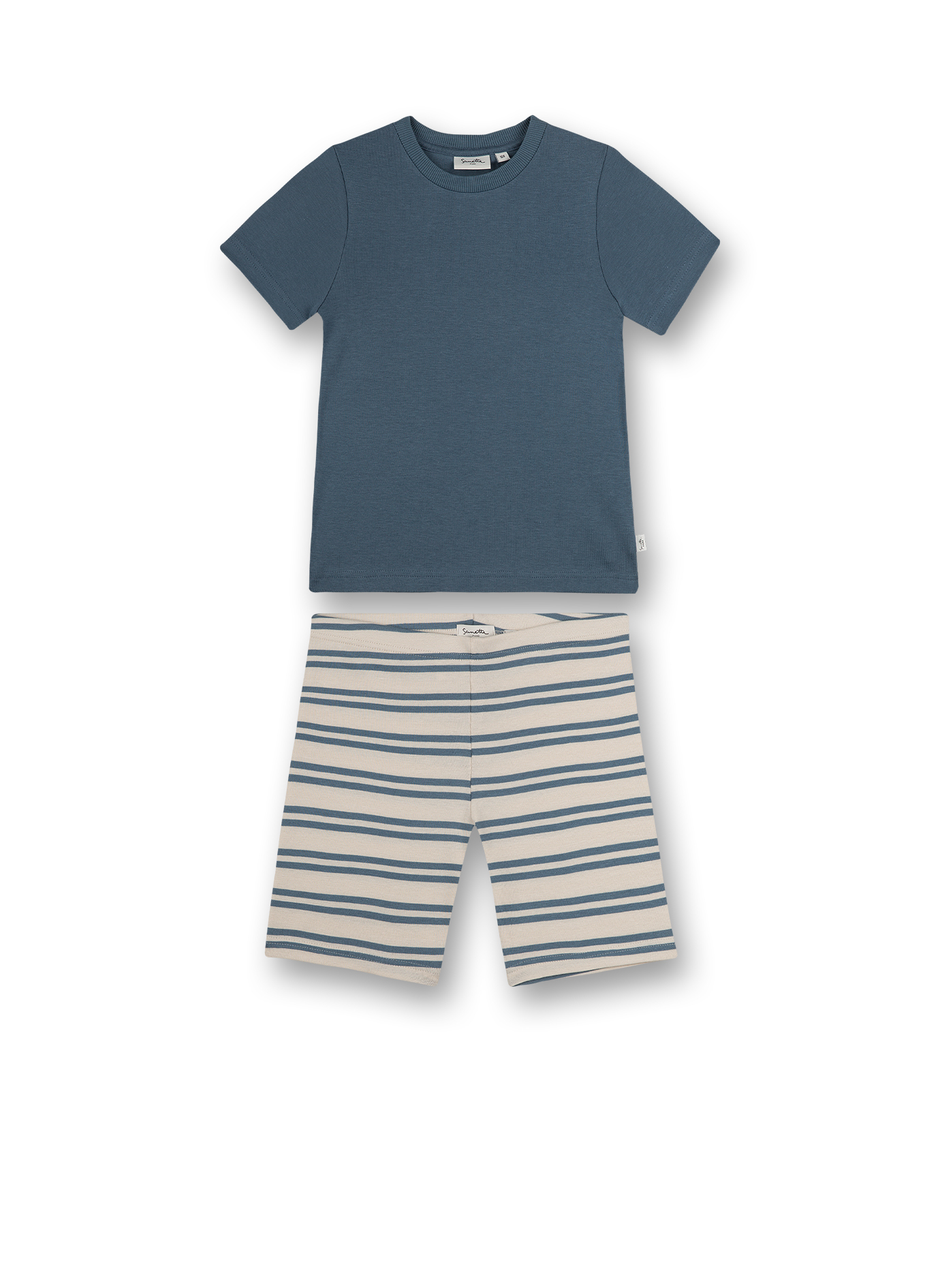 Jungen-Schlafanzug kurz Blau