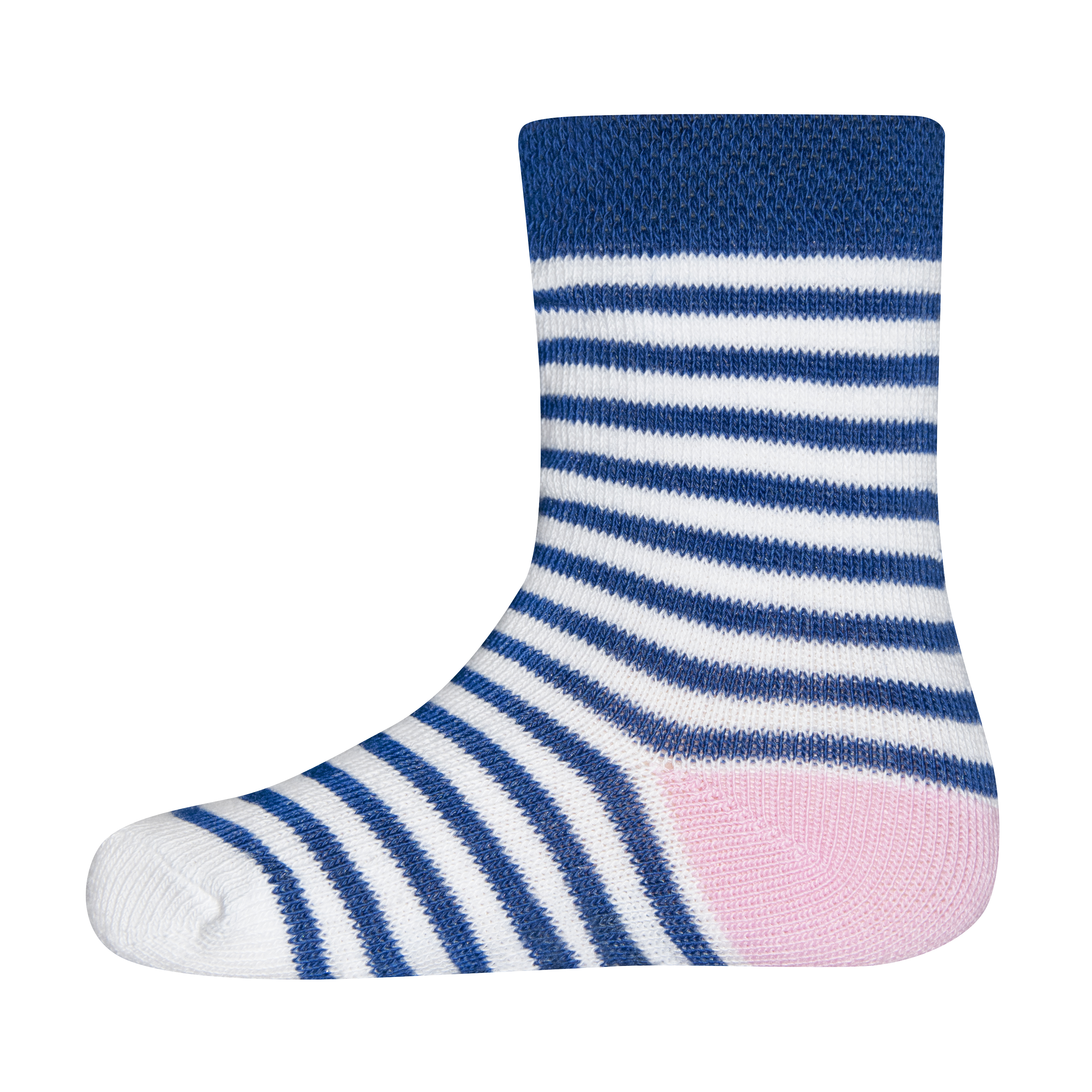 Mädchen-Socken (Doppelpack) Rosa und Ringel