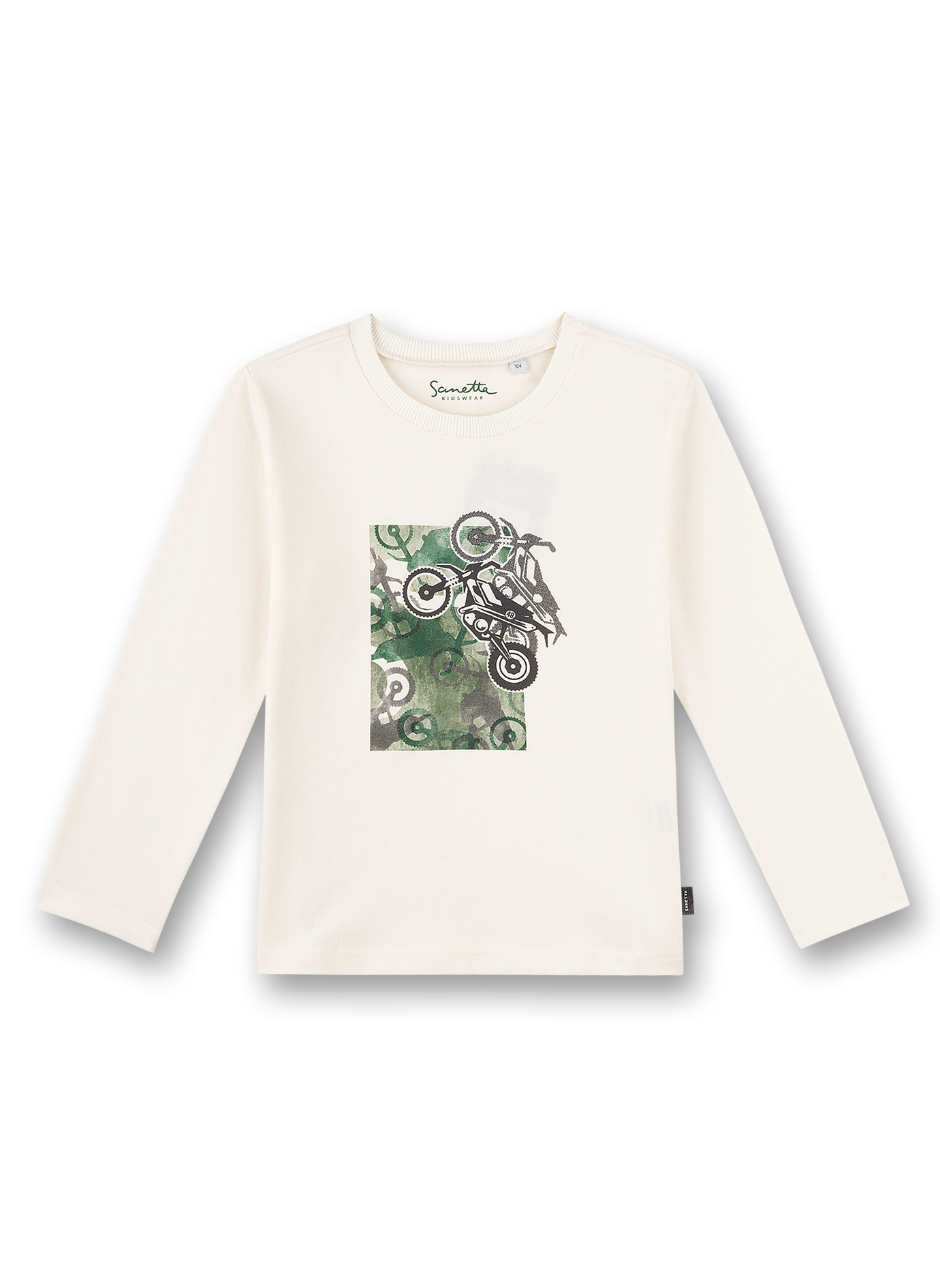 Jungen-Shirt langarm Off-White Motocross