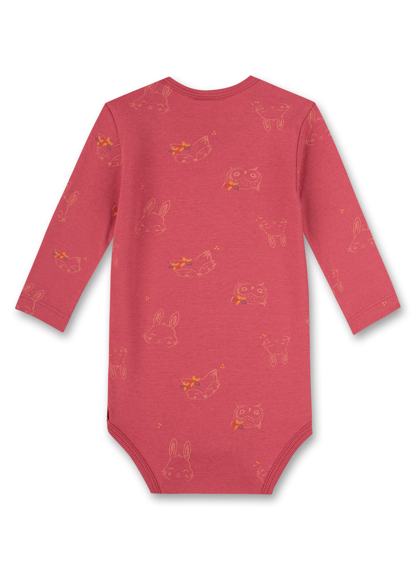 Body langarm Rosa