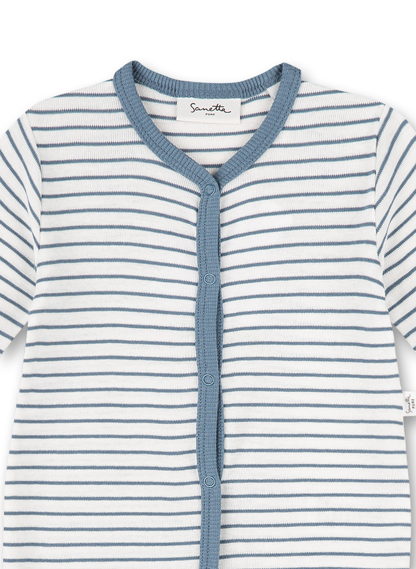 Jungen-Overall Blau Ringel