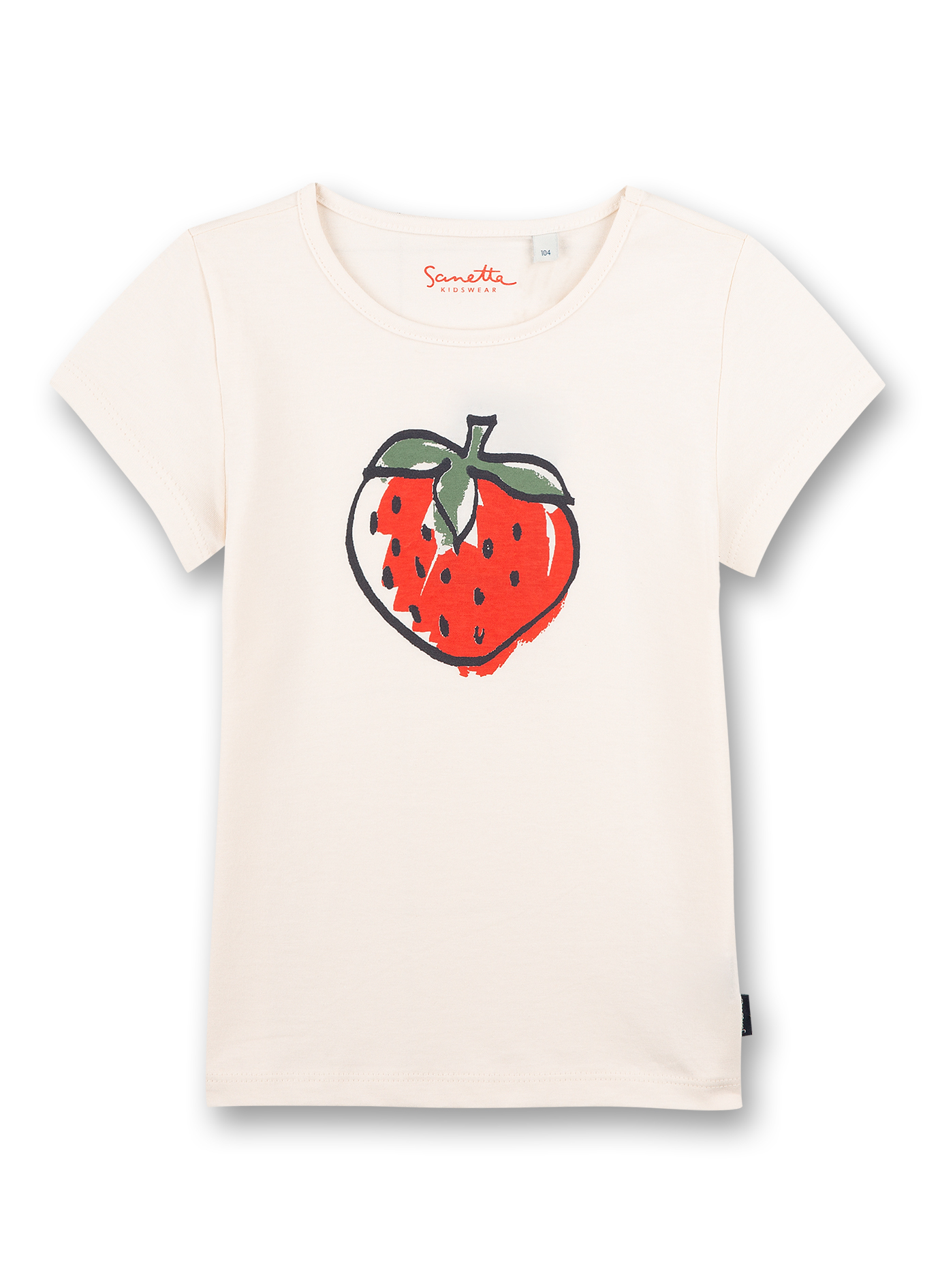 Mädchen-T-Shirt Weiß Strawberry