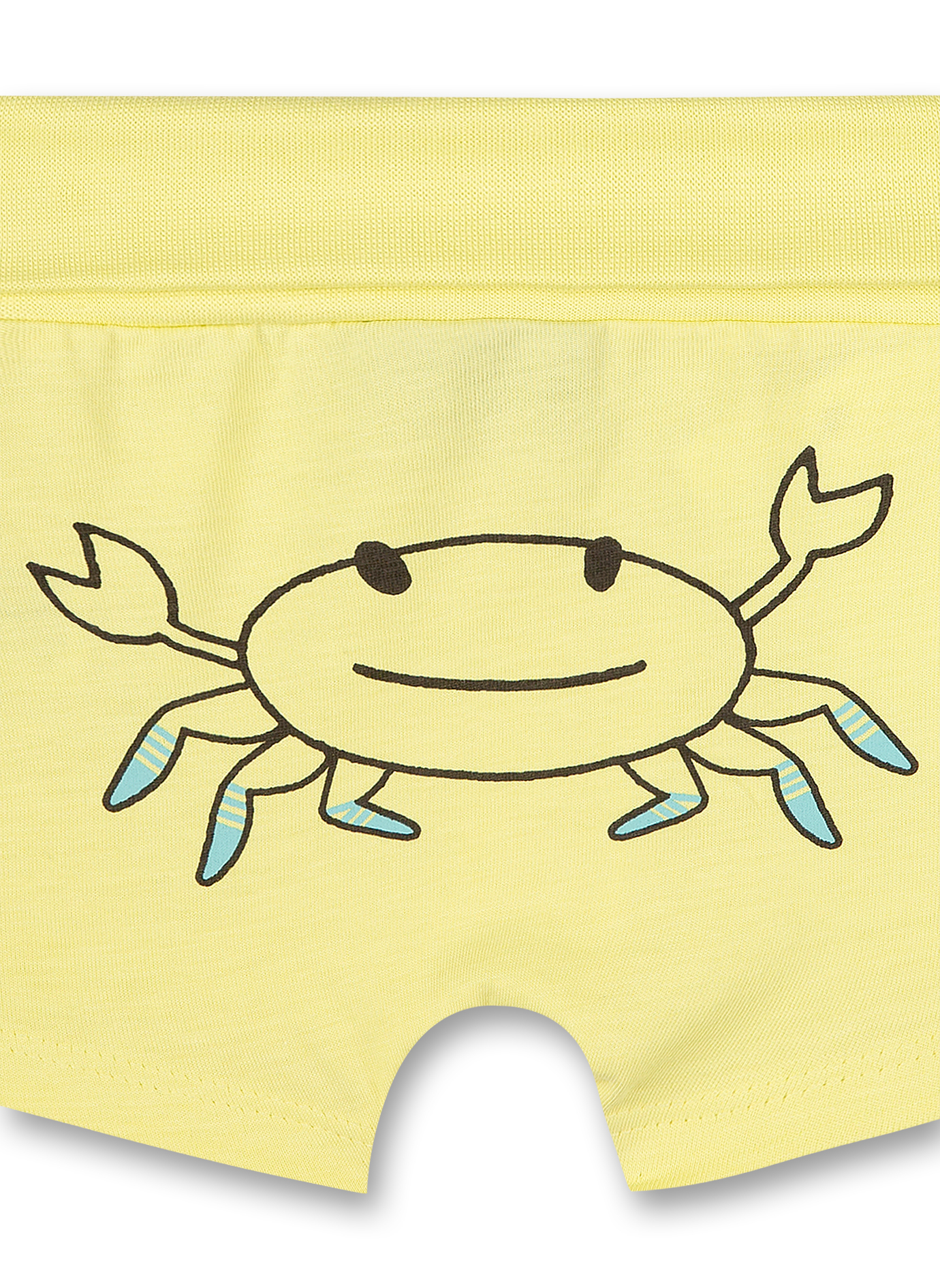 Jungen-Shorts Gelb Beach Crab