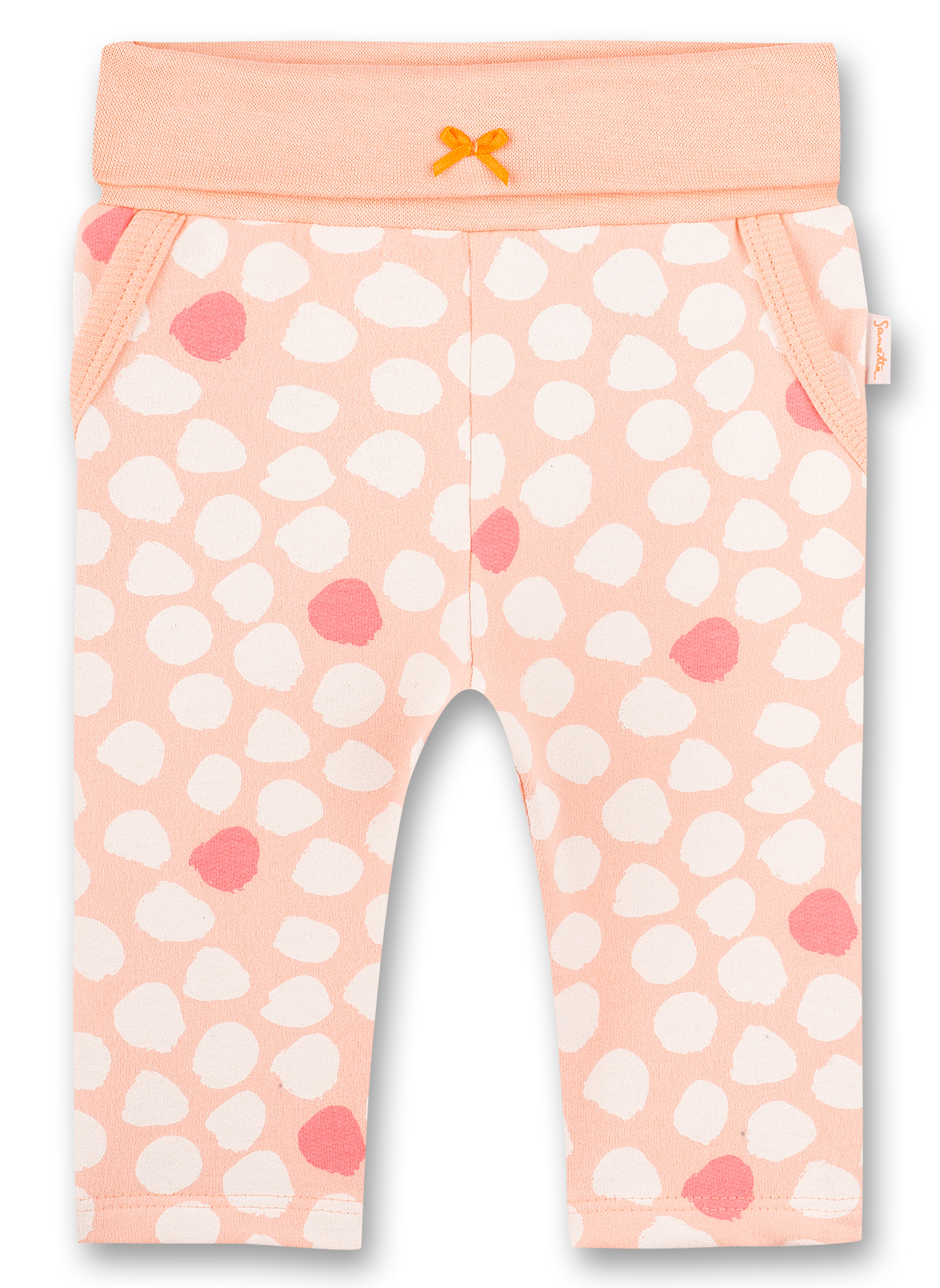 Mädchen-Sweathose Rosa Dots-Allover Safari