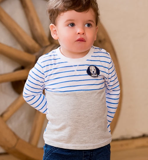 Jungen-Shirt langarm