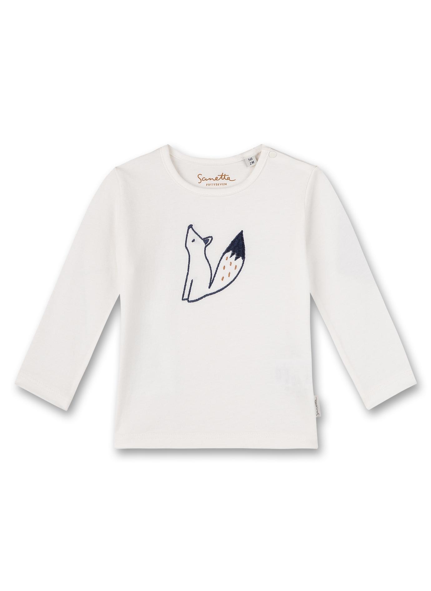 Jungen-Shirt langarm Off-White Clever Fox