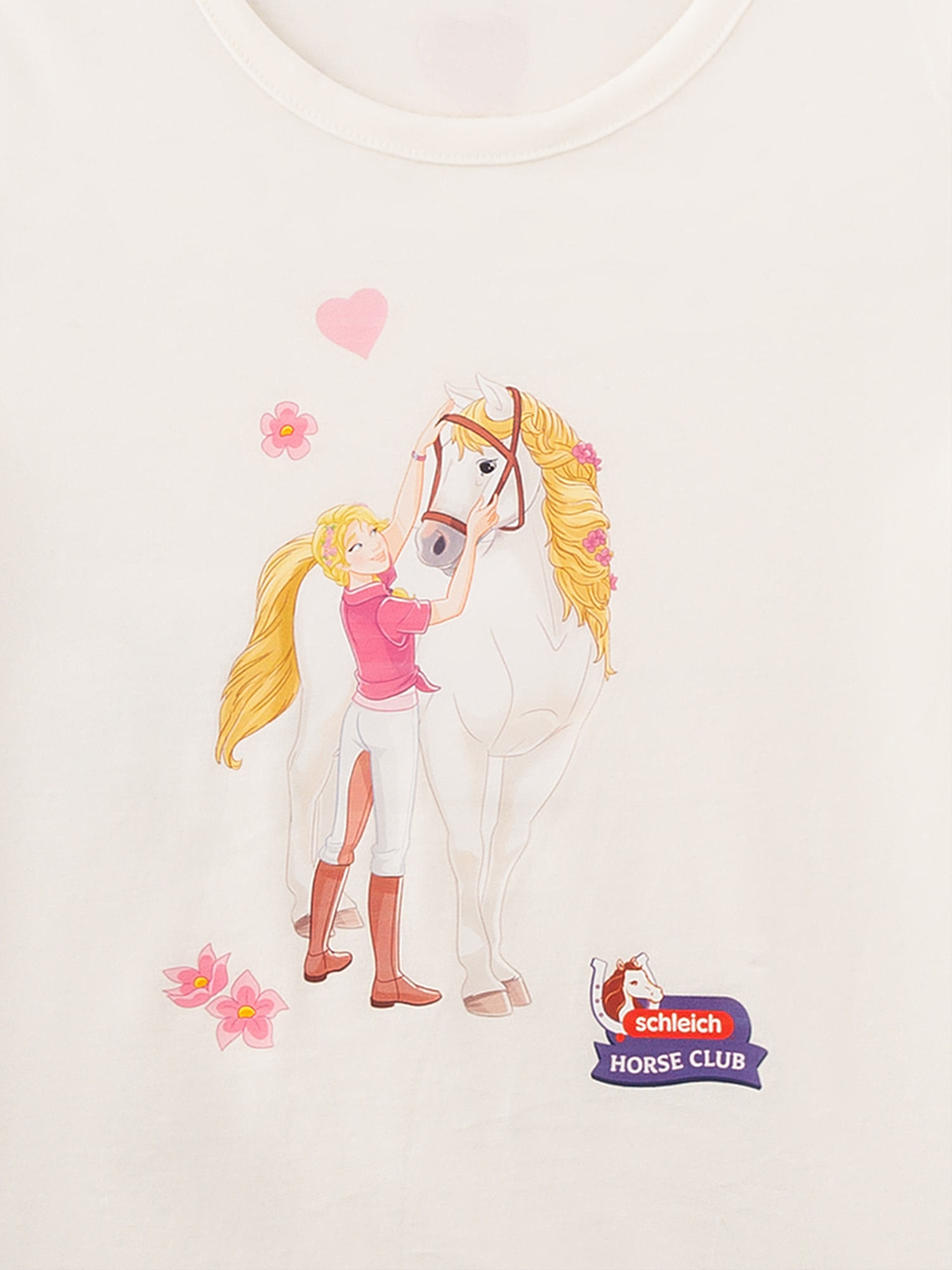 Pferd, Mädchen, T-Shirt, Druck, Kleidung