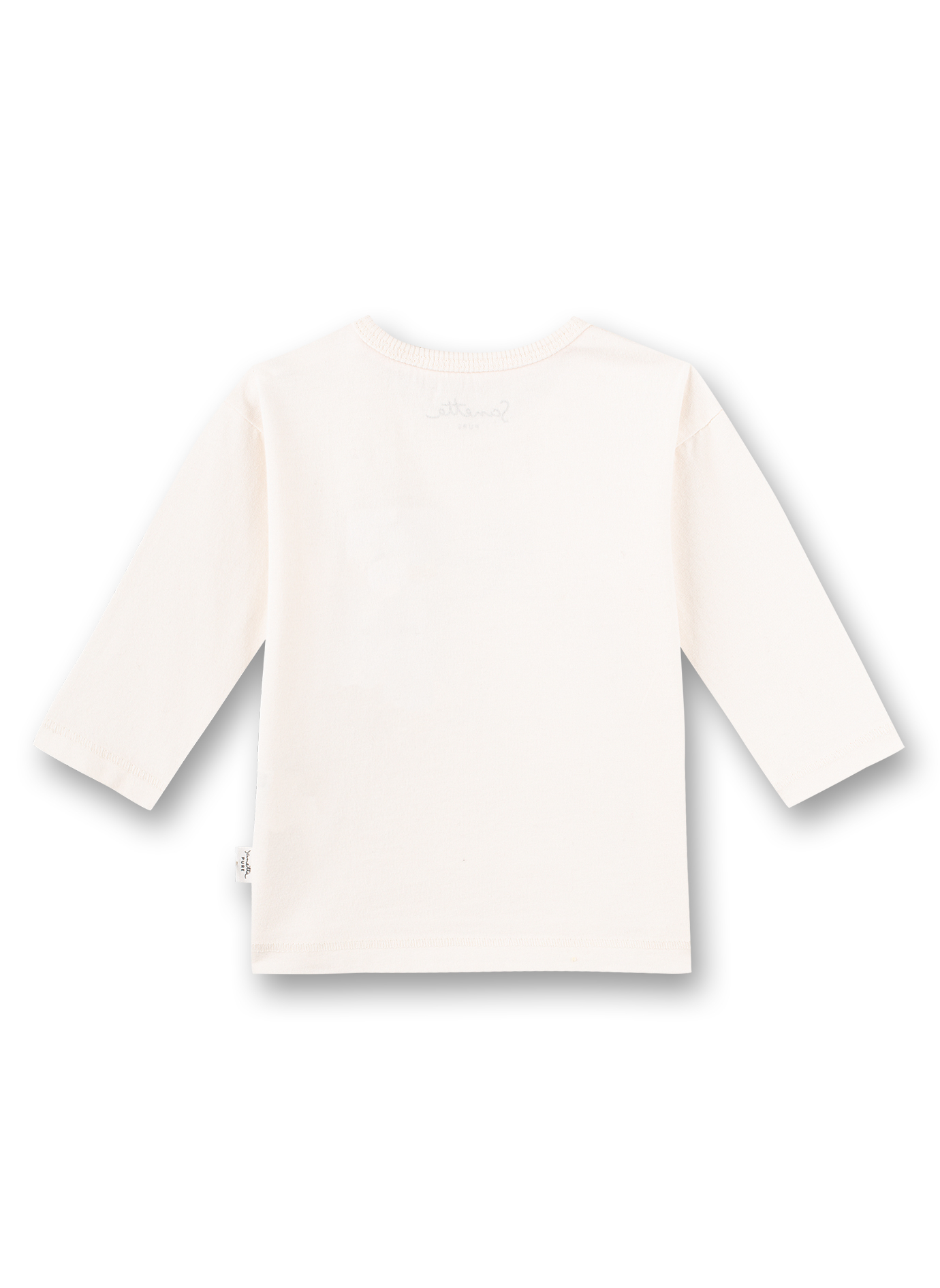 Mädchen-Shirt langarm Weiß