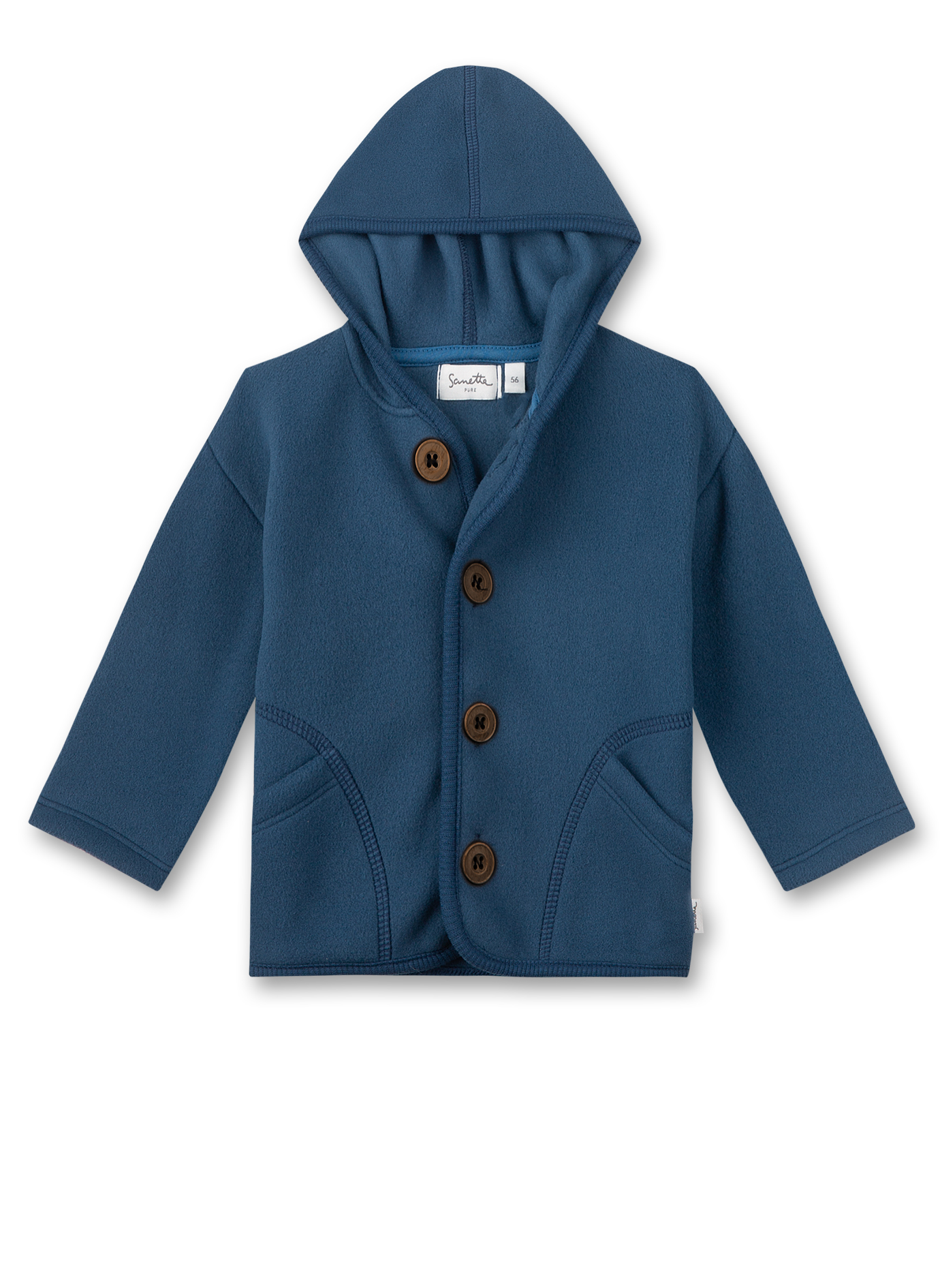 Unisex Fleece-Jacke Blau